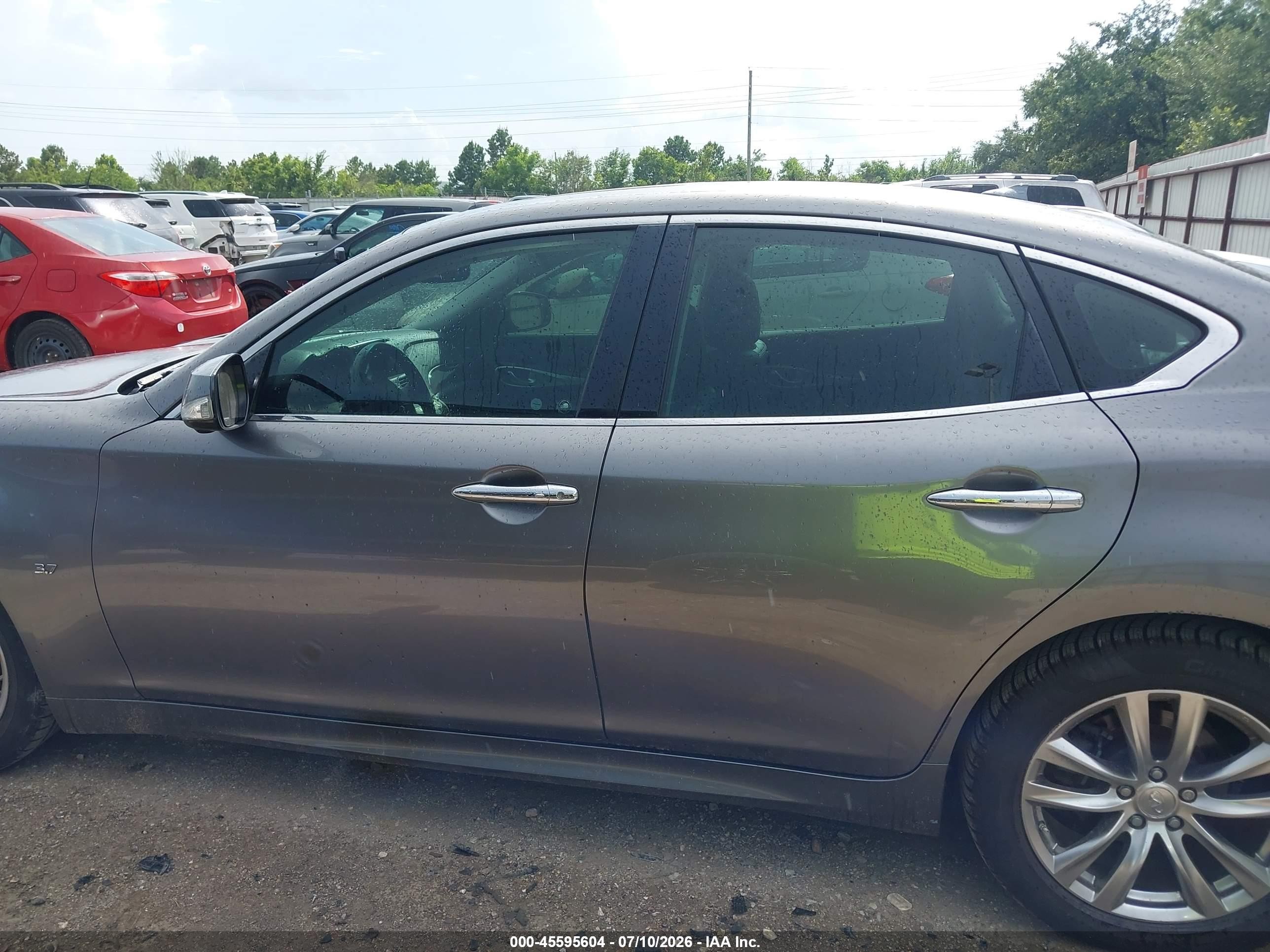 2015 Infiniti Q70 3.7 Gray vin: JN1BY1AP7FM541005
