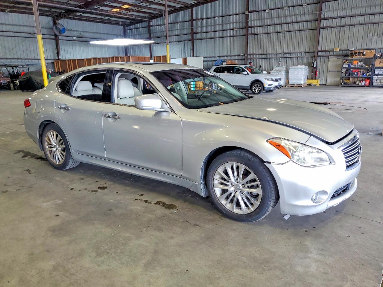 2011 Infiniti M37 Base Silver vin: JN1BY1AP8BM320345