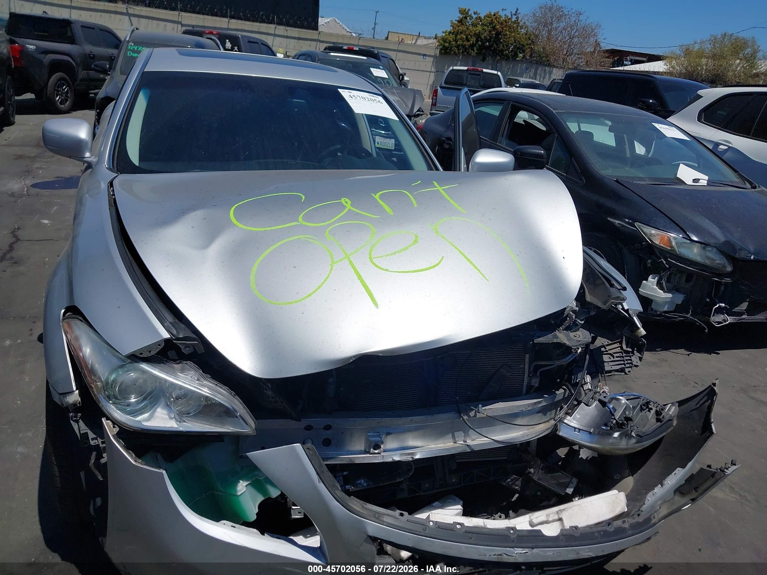 2011 Infiniti M37   Серебряный vin: JN1BY1AP8BM322435