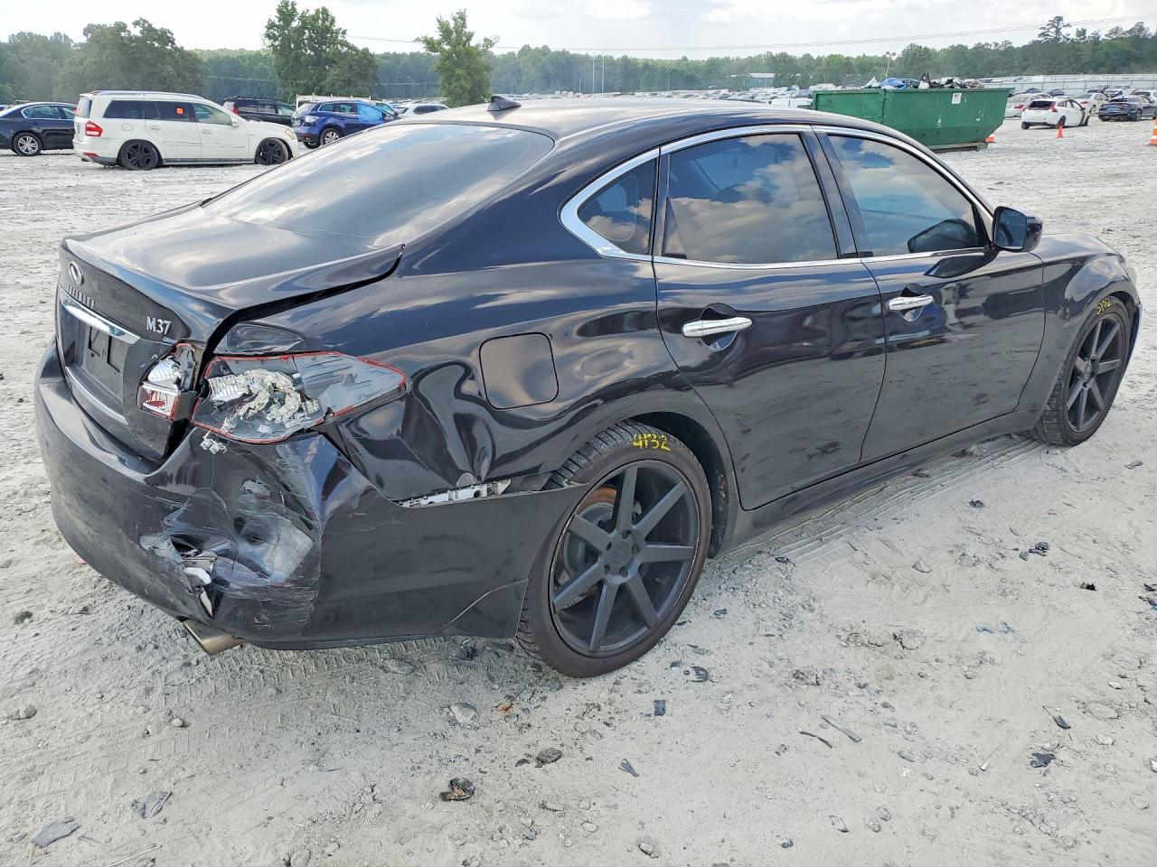2011 Infiniti M37 Base Черный vin: JN1BY1AP8BM324590