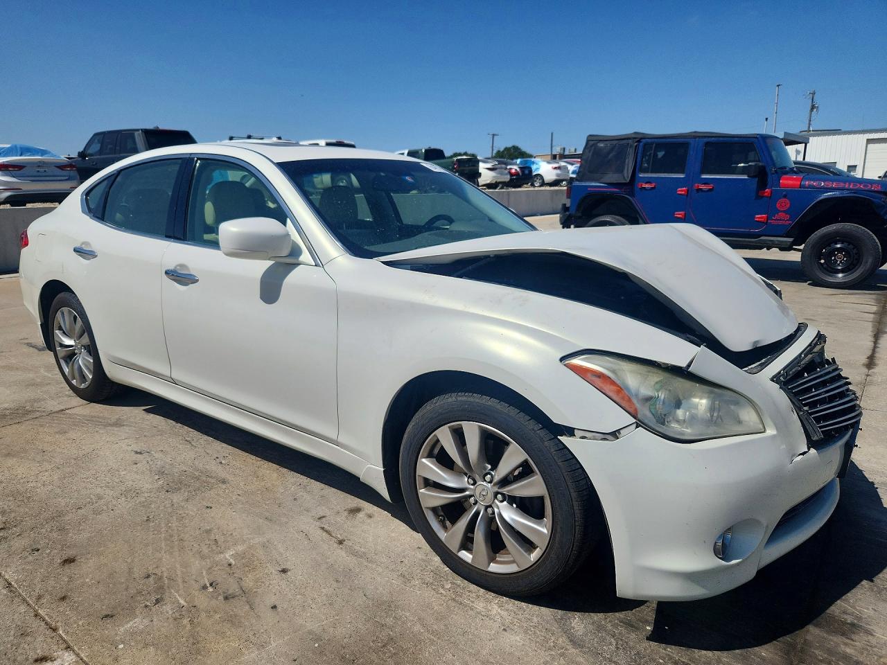 2012 Infiniti M37 Base Белый vin: JN1BY1AP8CM332612