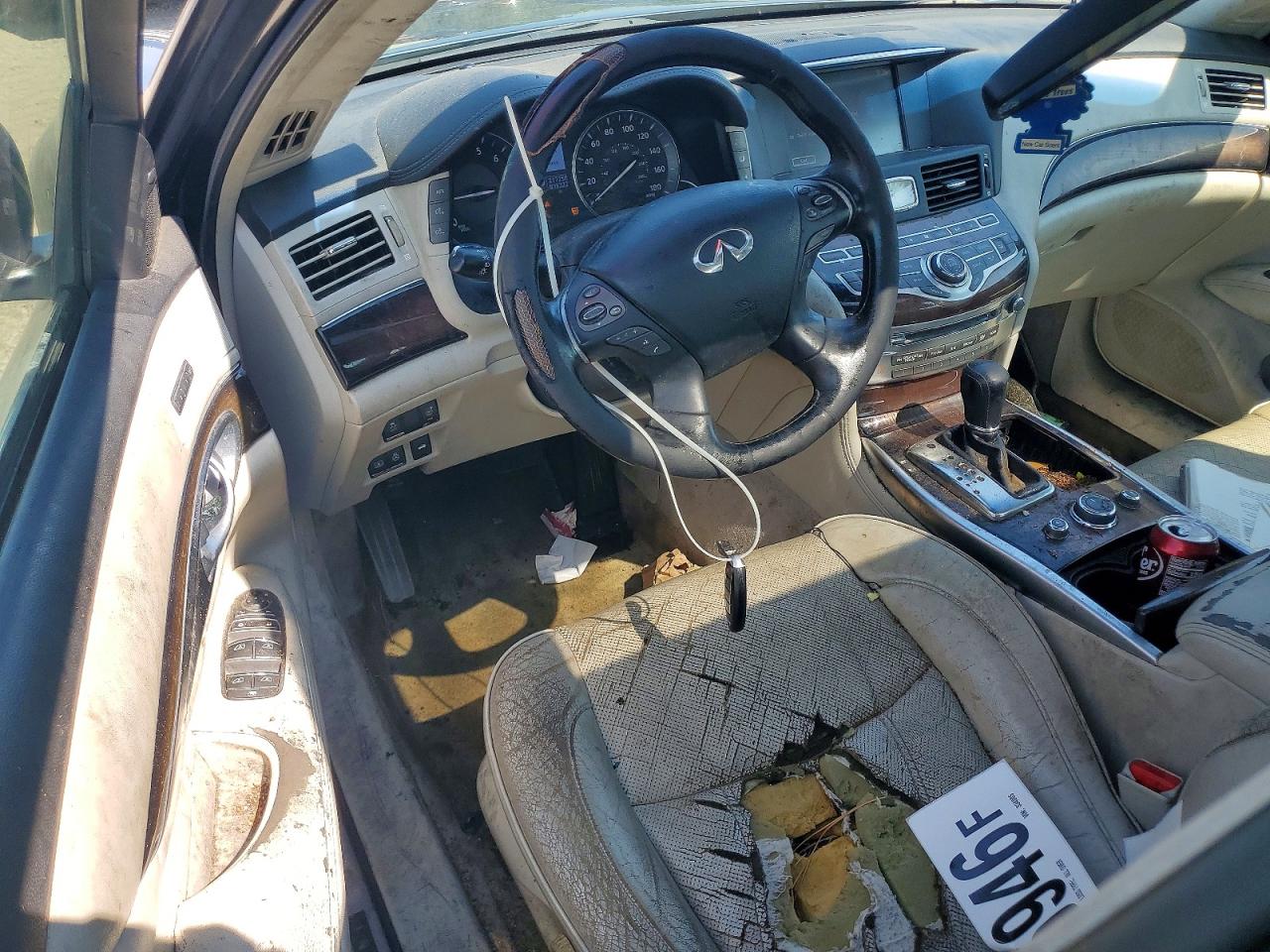 2012 Infiniti M37 Base Teal vin: JN1BY1AP8CM334005
