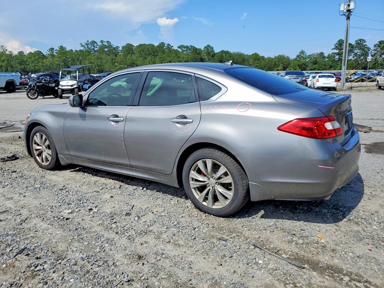 2013 Infiniti M37 Base Gray vin: JN1BY1AP8DM512433