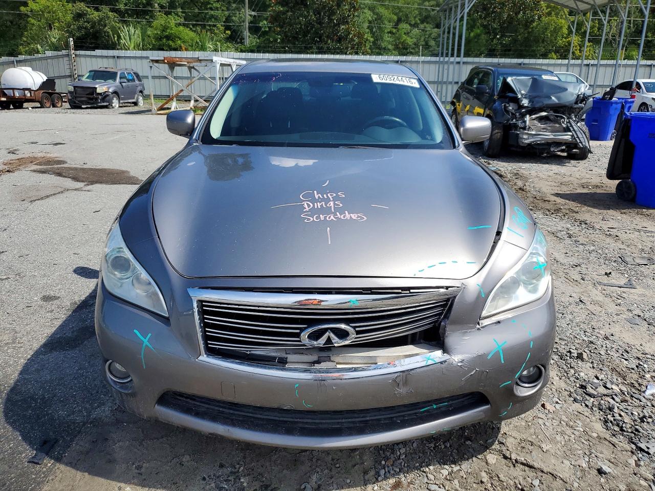 2013 Infiniti M37 Base Gray vin: JN1BY1AP8DM512433