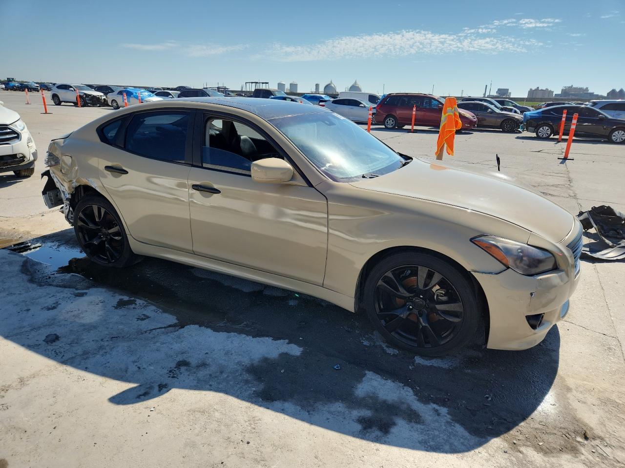 2011 Infiniti M37 Base Серебряный vin: JN1BY1AP9BM325019