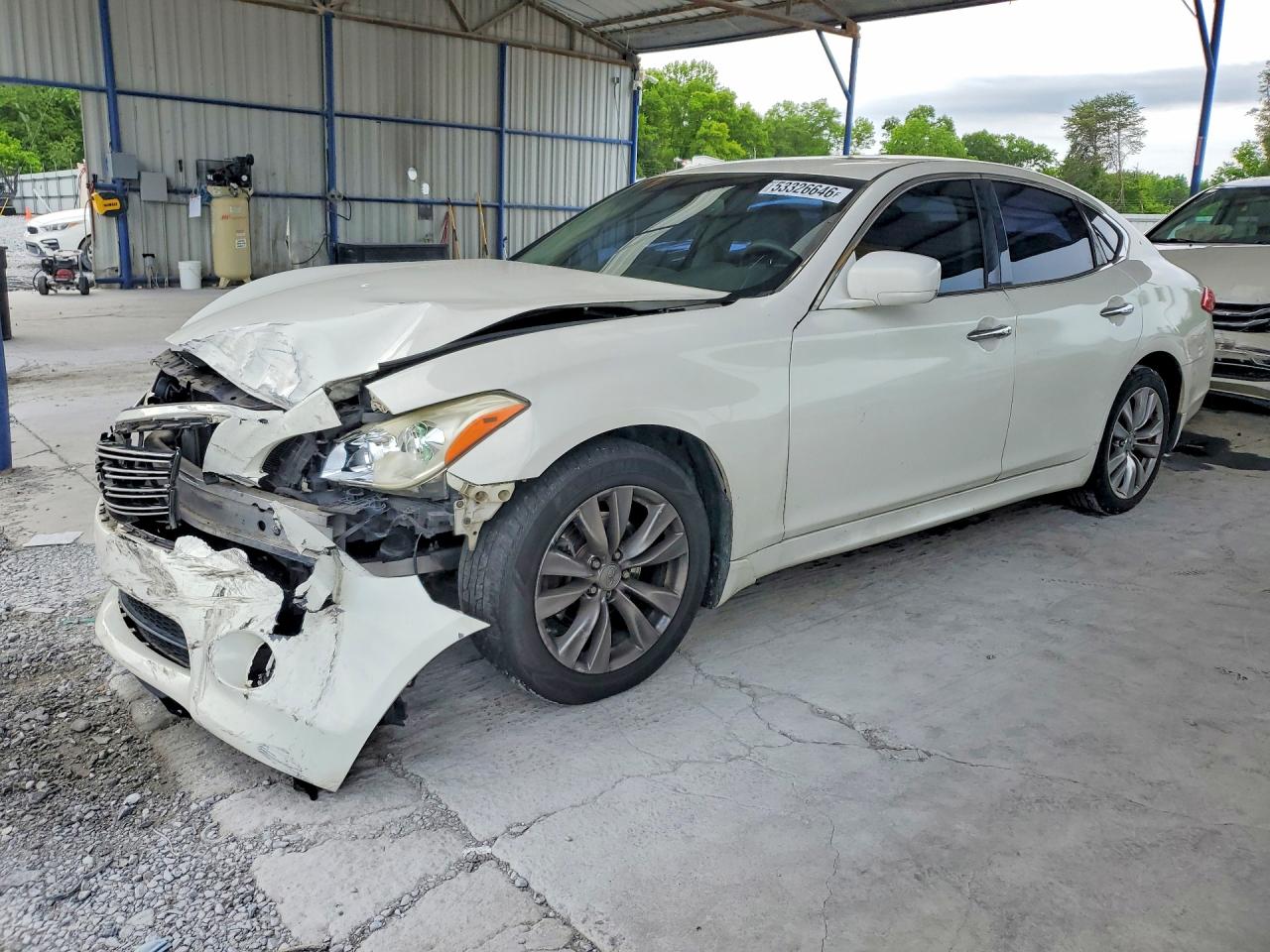 2011 Infiniti M37 Base White vin: JN1BY1AP9BM326722