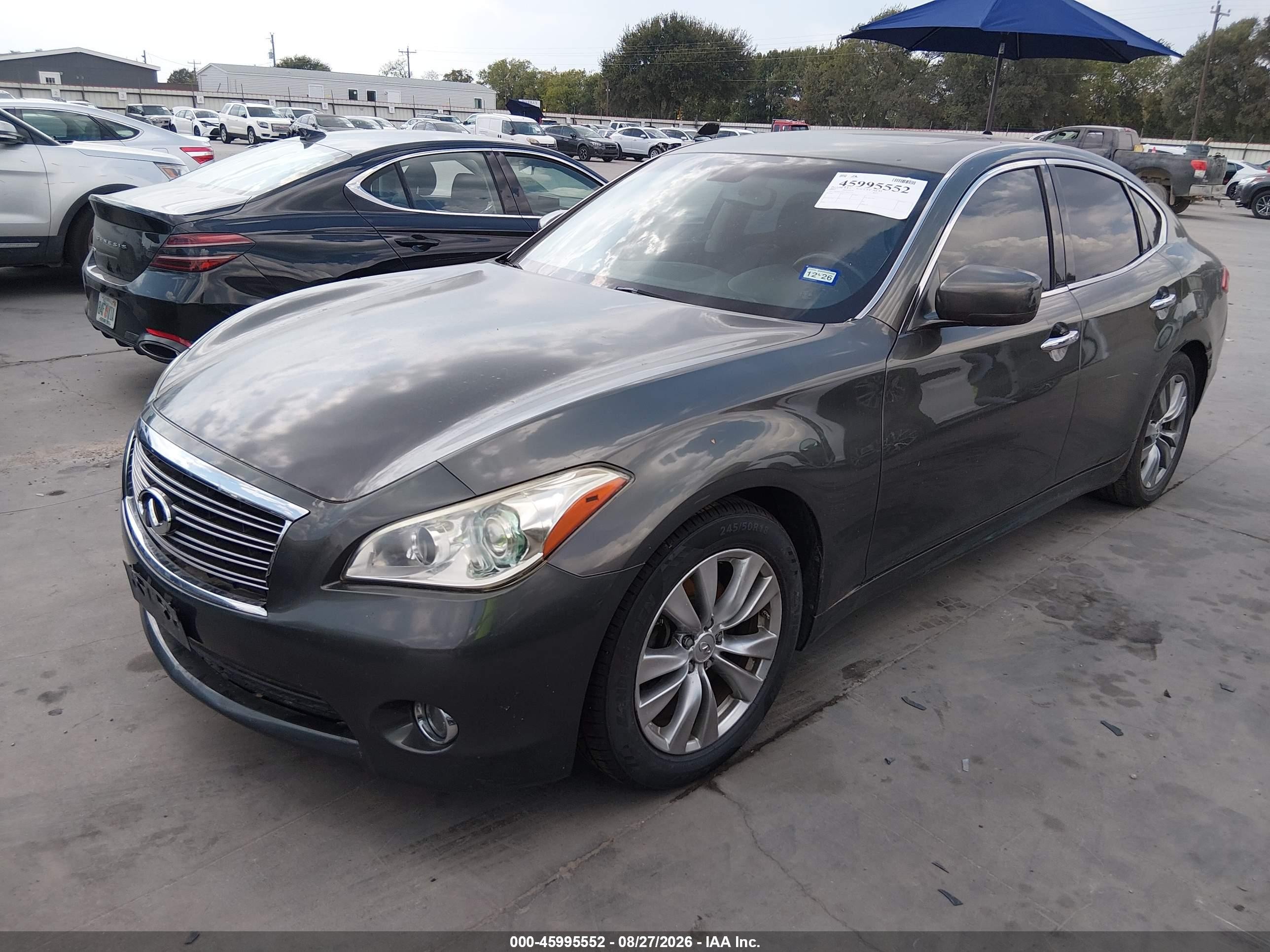 2012 Infiniti M37   Gray vin: JN1BY1AP9CM332571