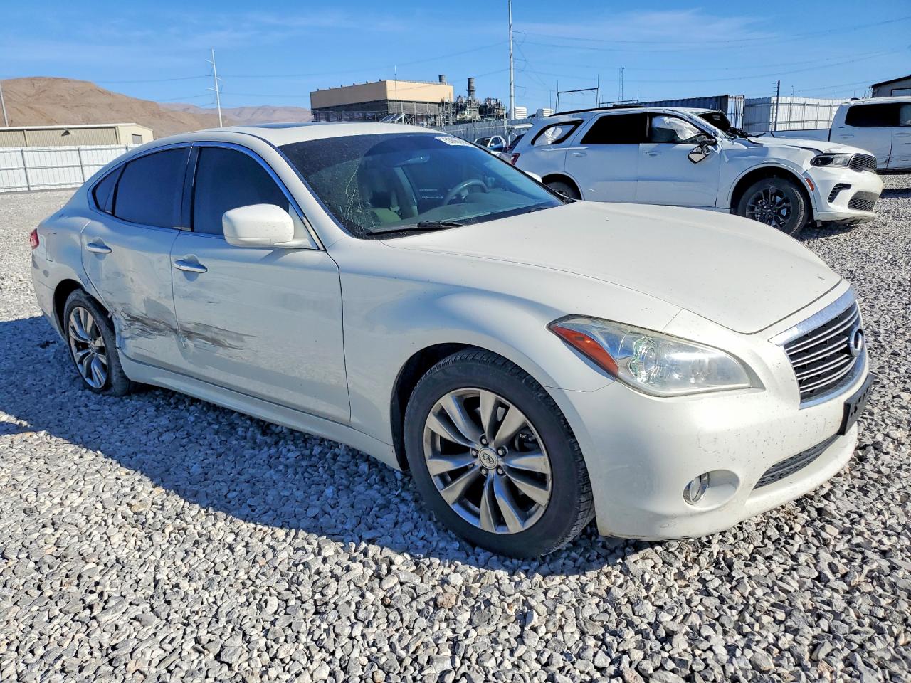 2012 Infiniti M37 Белый vin: JN1BY1AP9CM334305