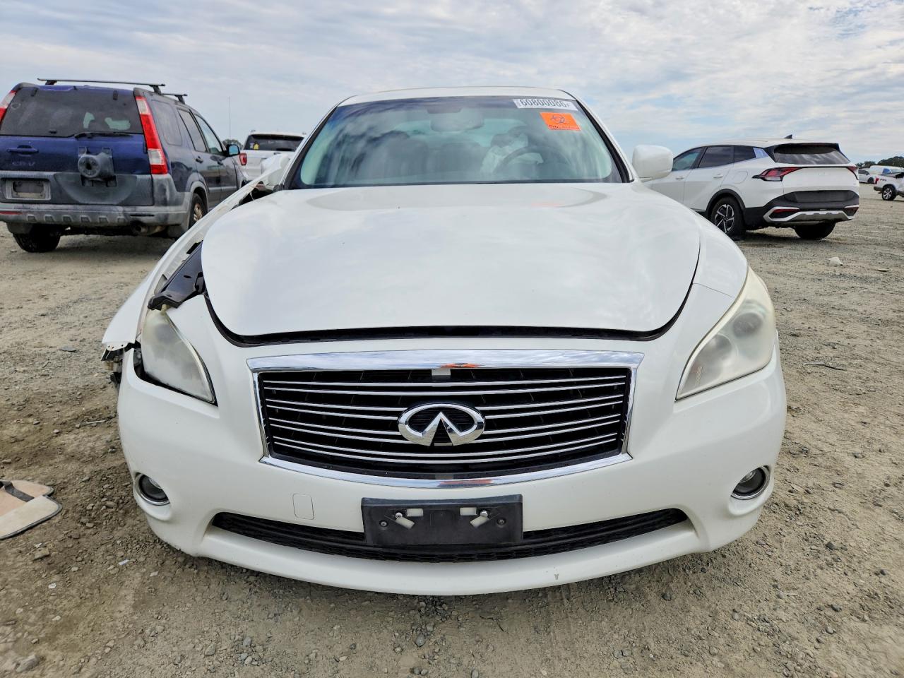 2013 Infiniti M37 Base White vin: JN1BY1AP9DM510688