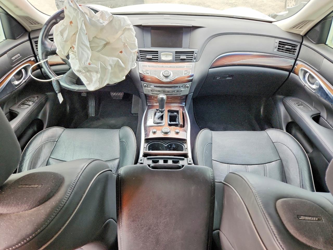 2013 Infiniti M37 Base White vin: JN1BY1AP9DM510688