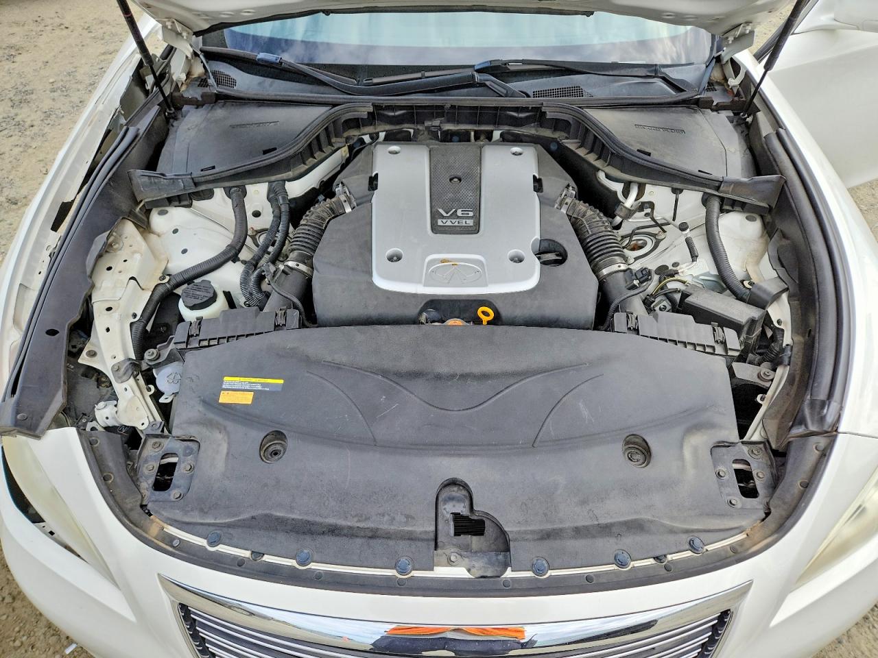 2013 Infiniti M37 Base White vin: JN1BY1AP9DM510688