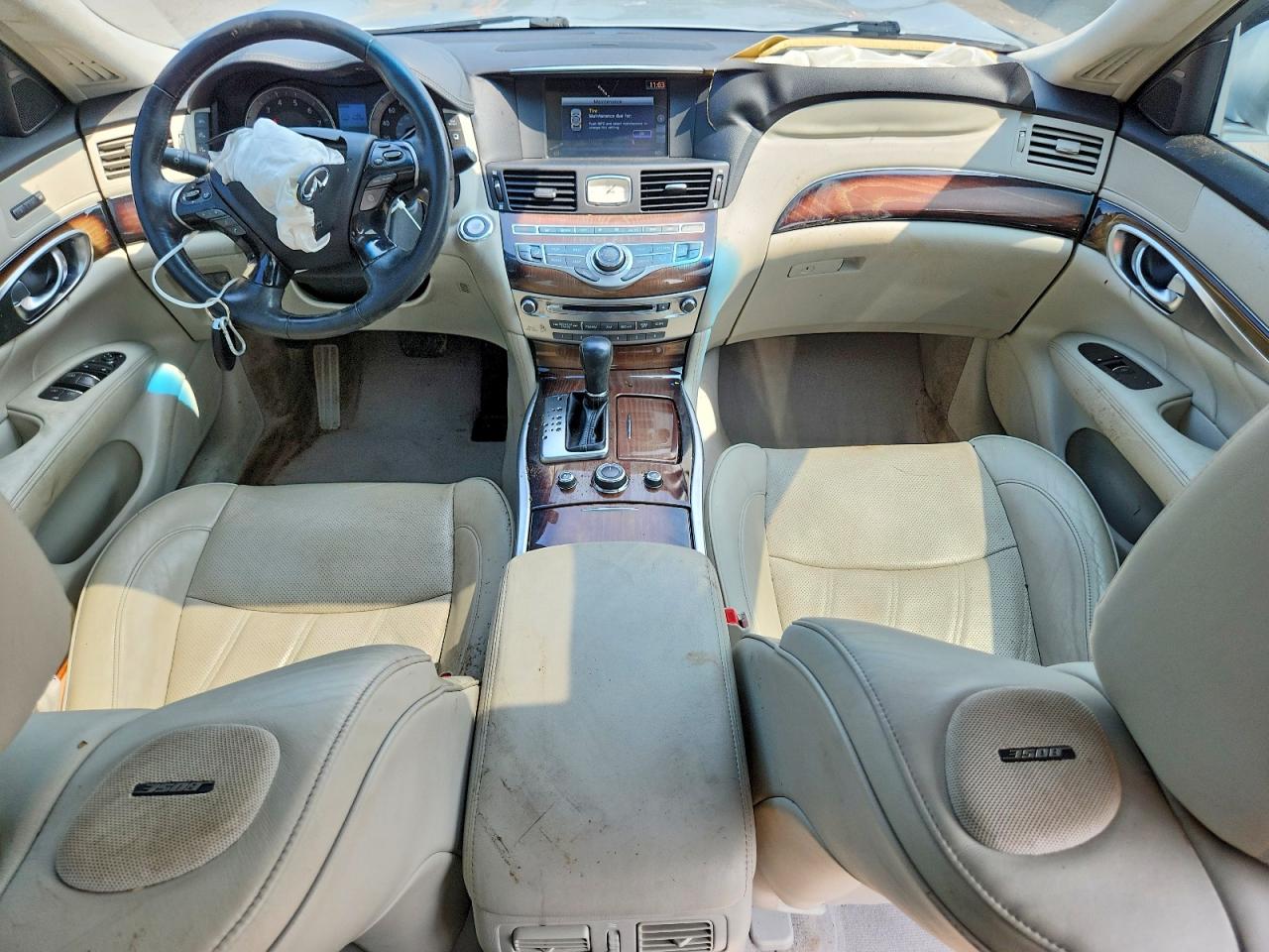 2011 Infiniti M37 Base Silver vin: JN1BY1APXBM320699