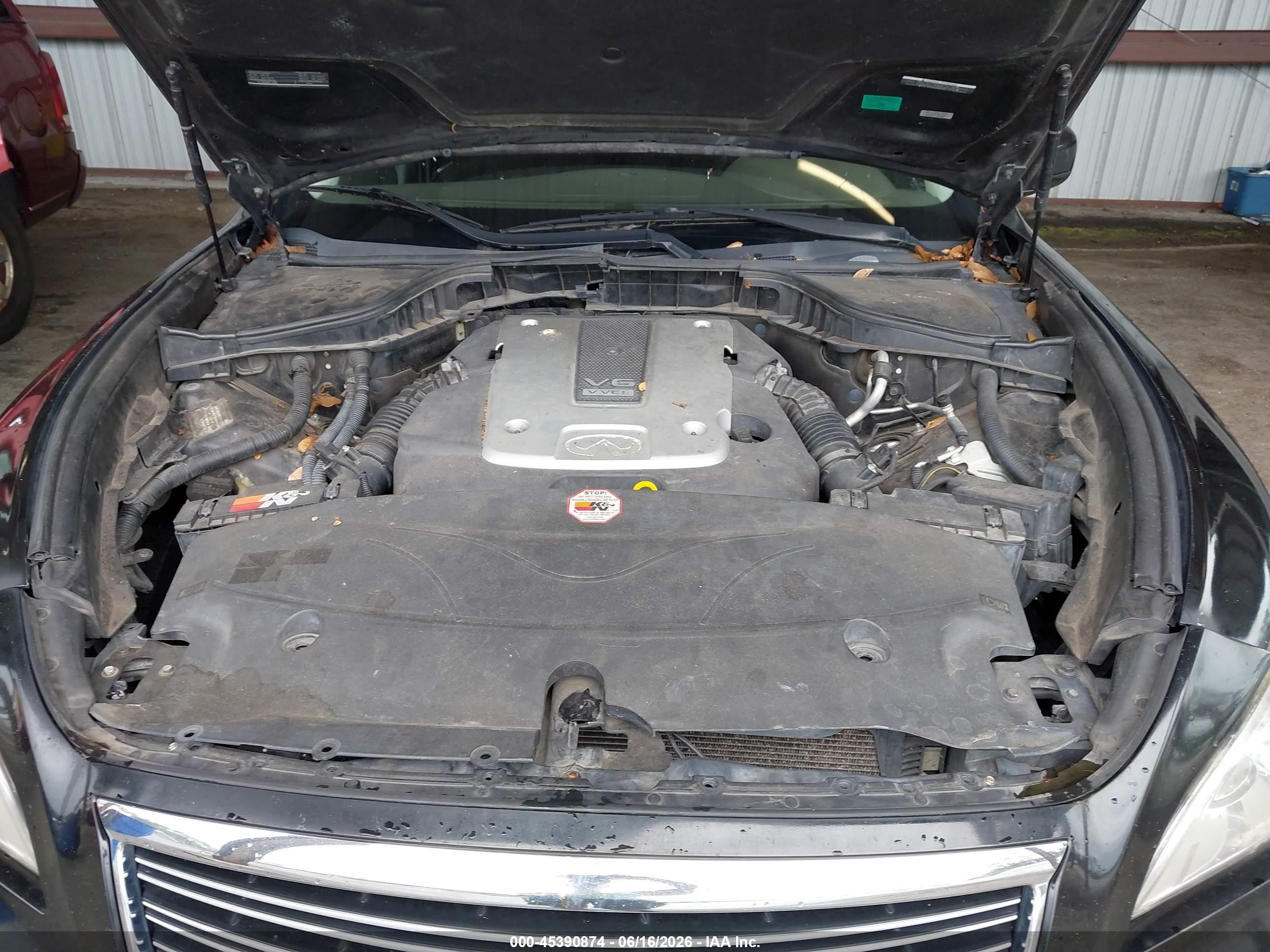 2011 Infiniti M37   Black vin: JN1BY1APXBM324820