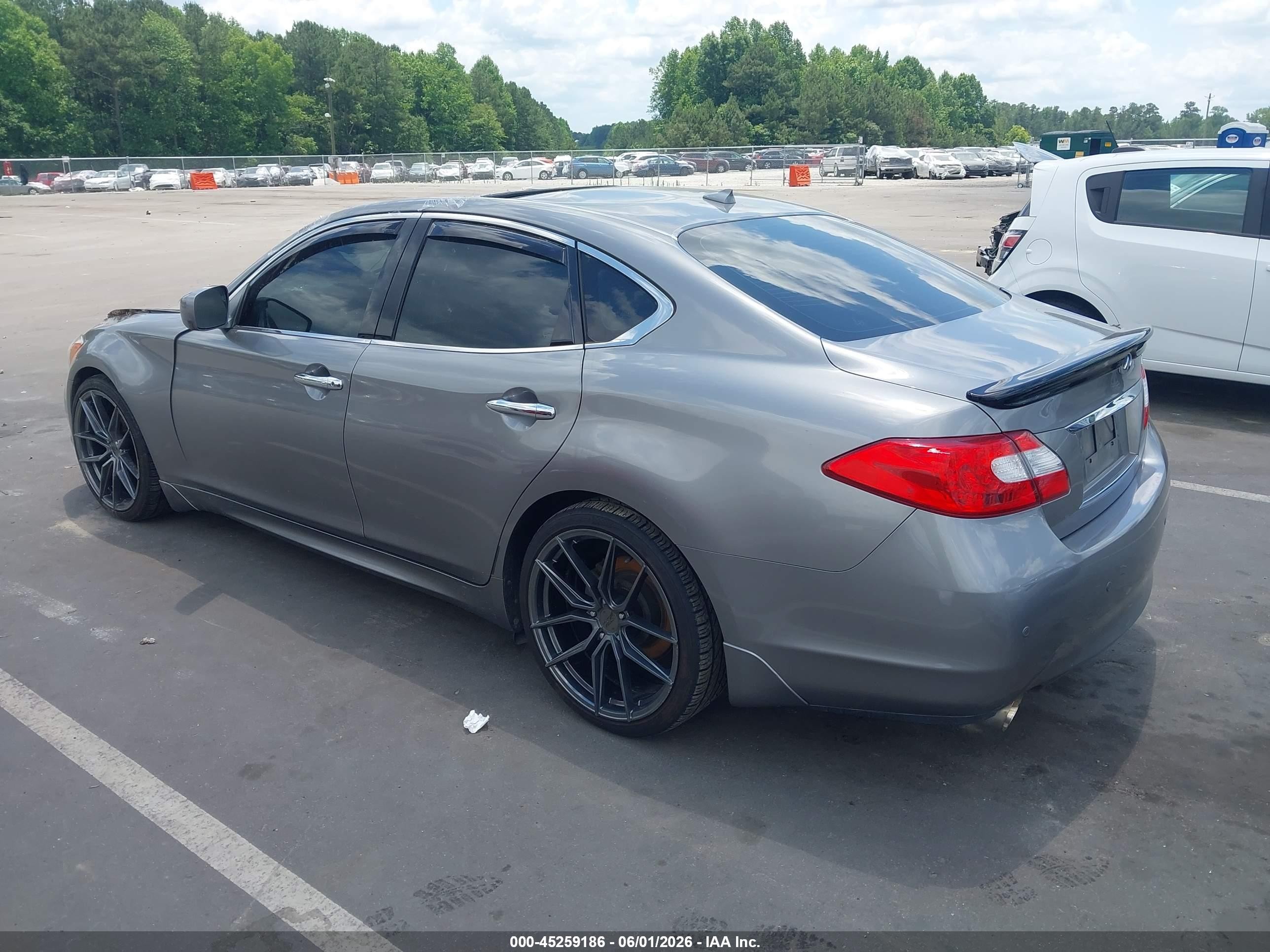2013 Infiniti M37 Gray vin: JN1BY1APXDM512711