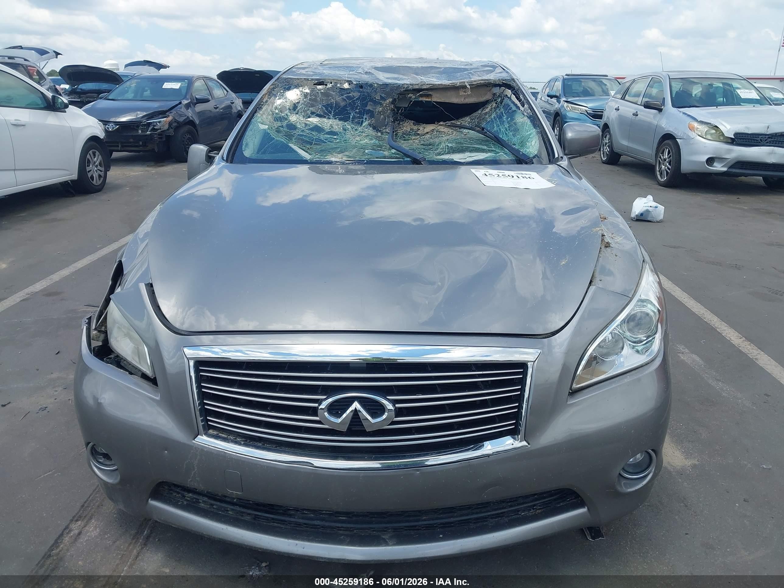 2013 Infiniti M37 Gray vin: JN1BY1APXDM512711