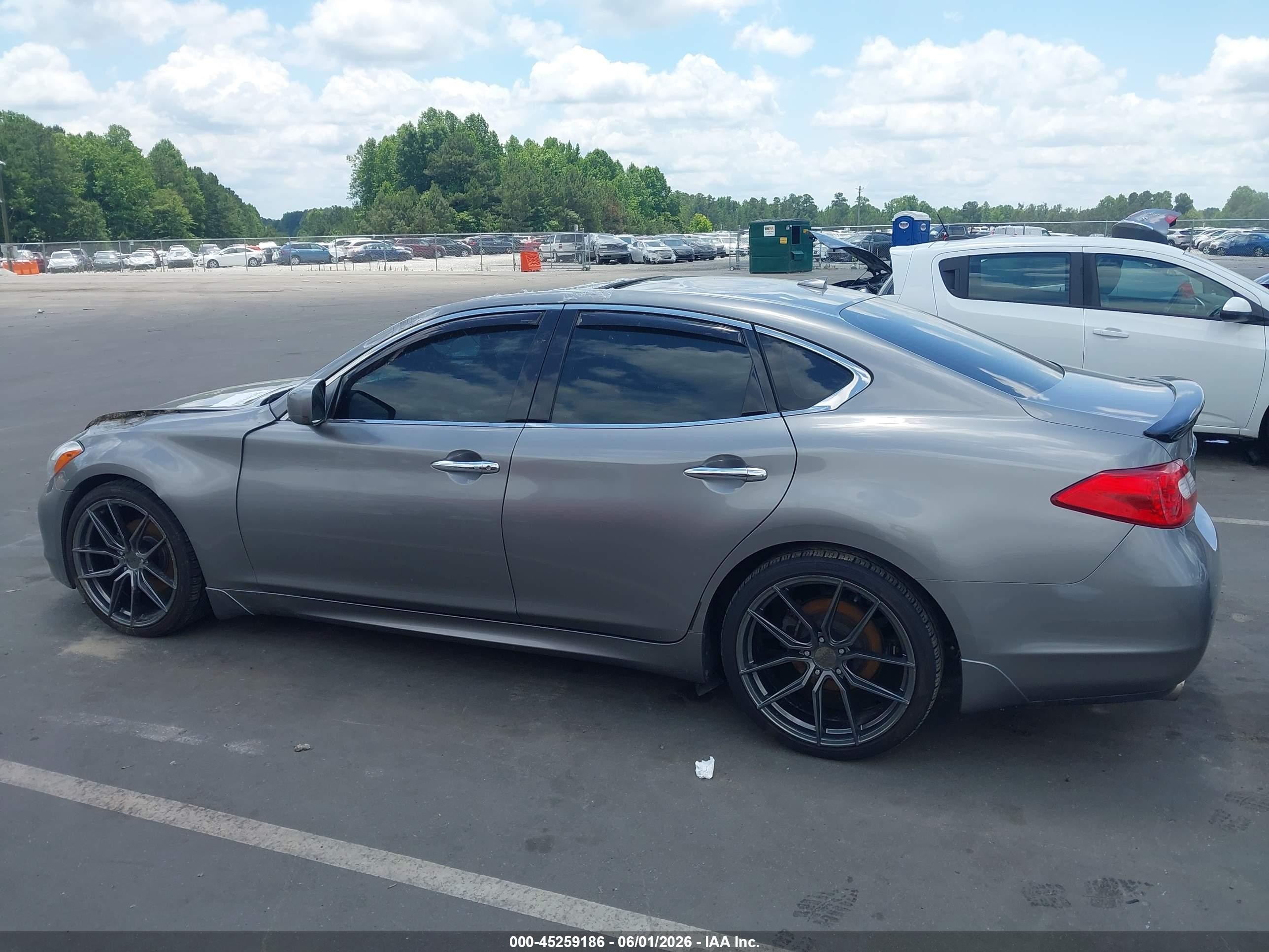 2013 Infiniti M37 Gray vin: JN1BY1APXDM512711