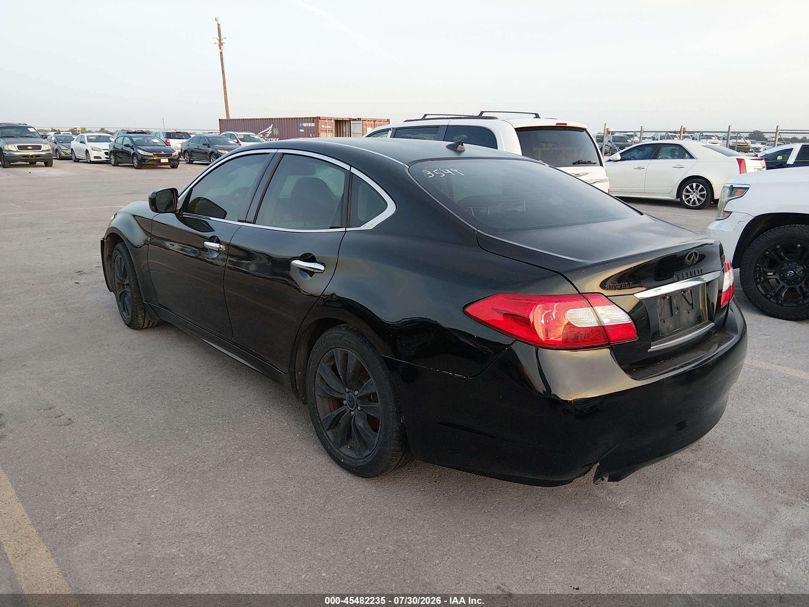 2013 Infiniti M37   Black vin: JN1BY1APXDM513549