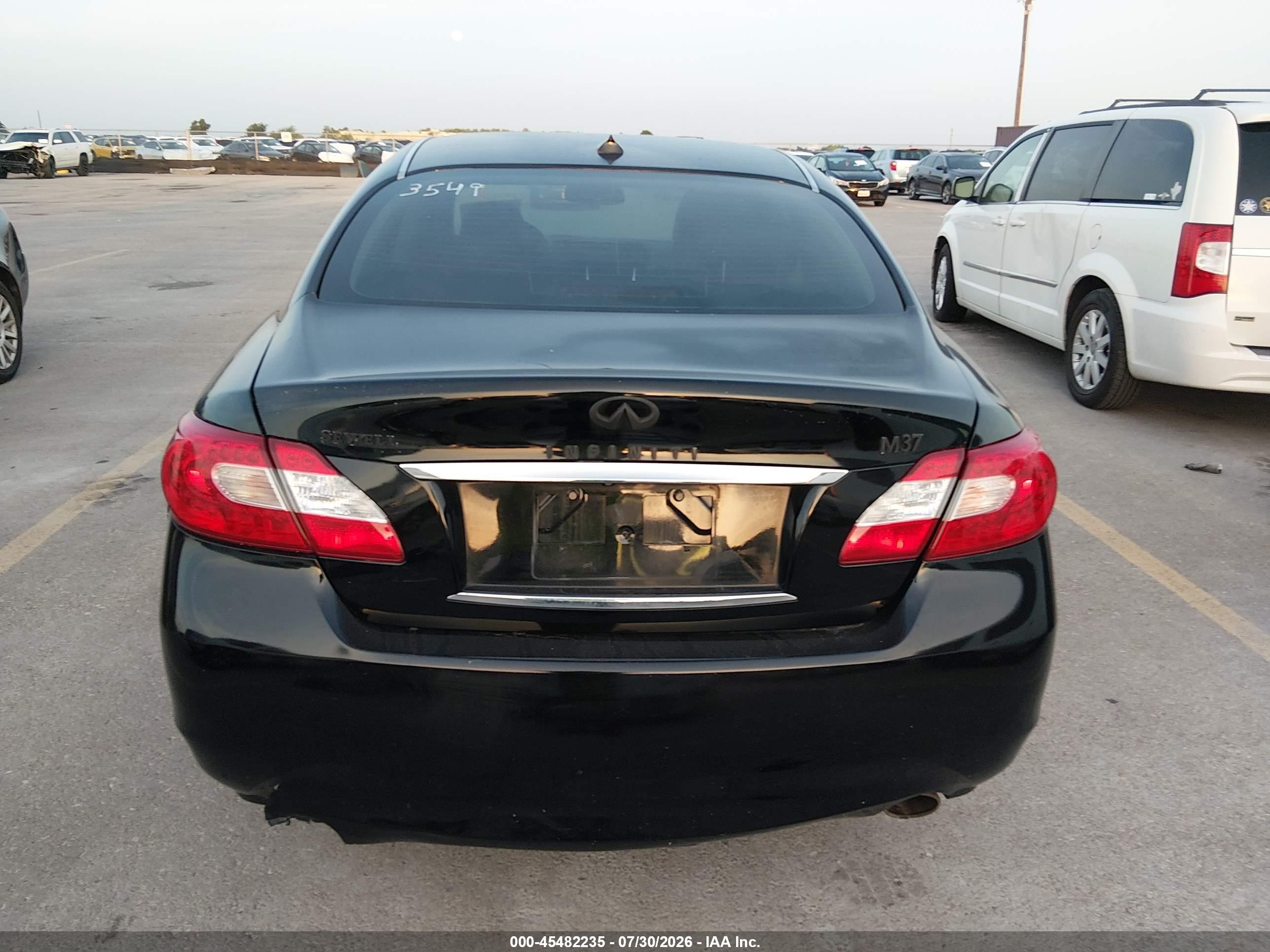 2013 Infiniti M37   Black vin: JN1BY1APXDM513549