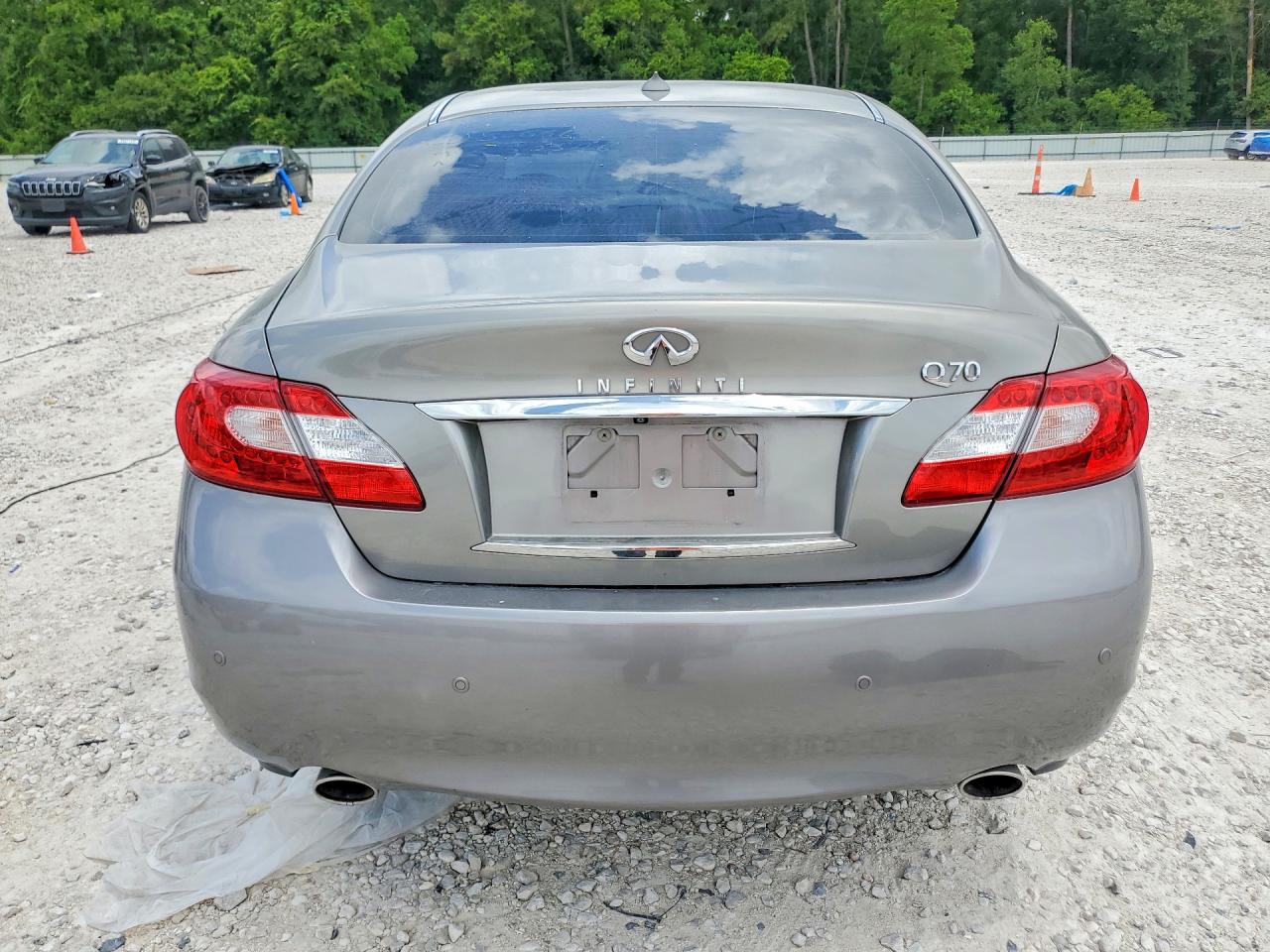 2014 Infiniti Q70 3.7 Gray vin: JN1BY1APXEM260329