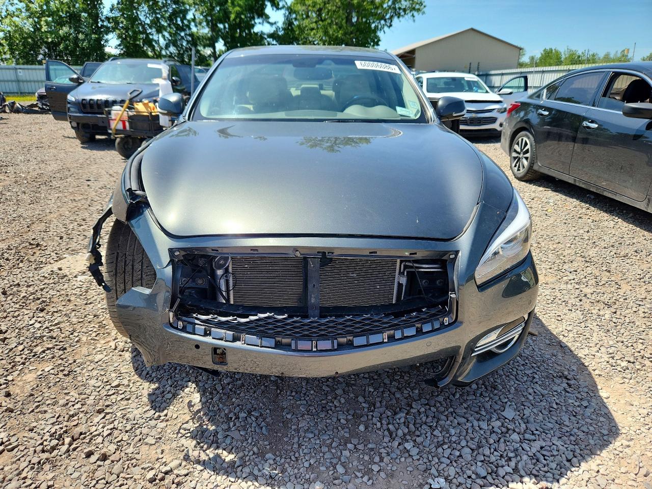 2015 Infiniti Q70 3.7 Gray vin: JN1BY1APXFM542682