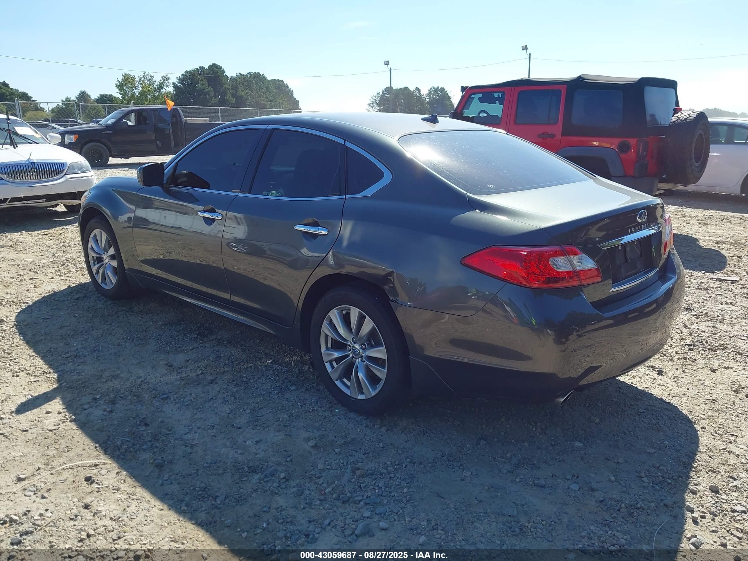 2012 Infiniti M37x   Серый vin: JN1BY1AR0CM393292