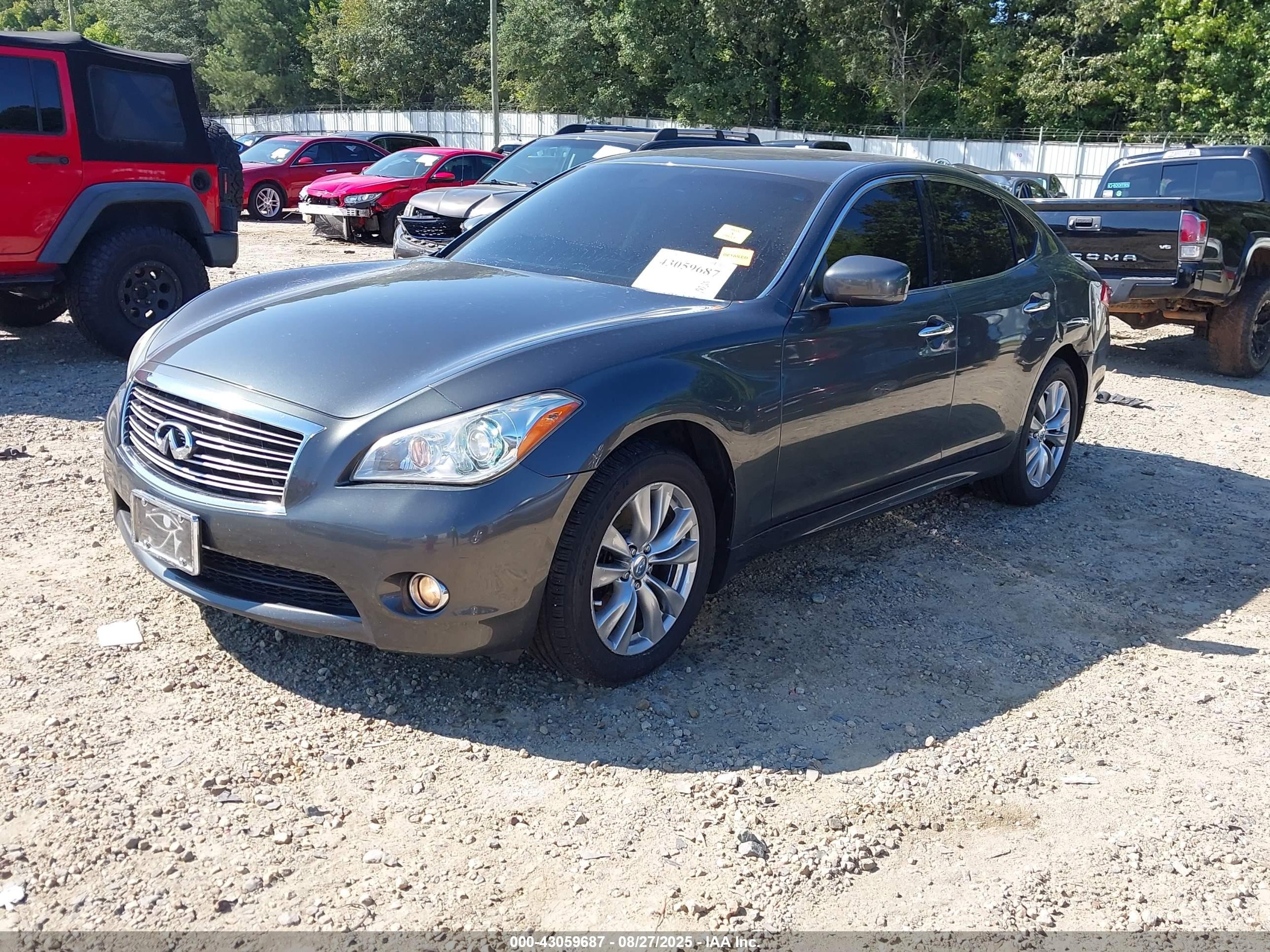 2012 Infiniti M37x   Серый vin: JN1BY1AR0CM393292