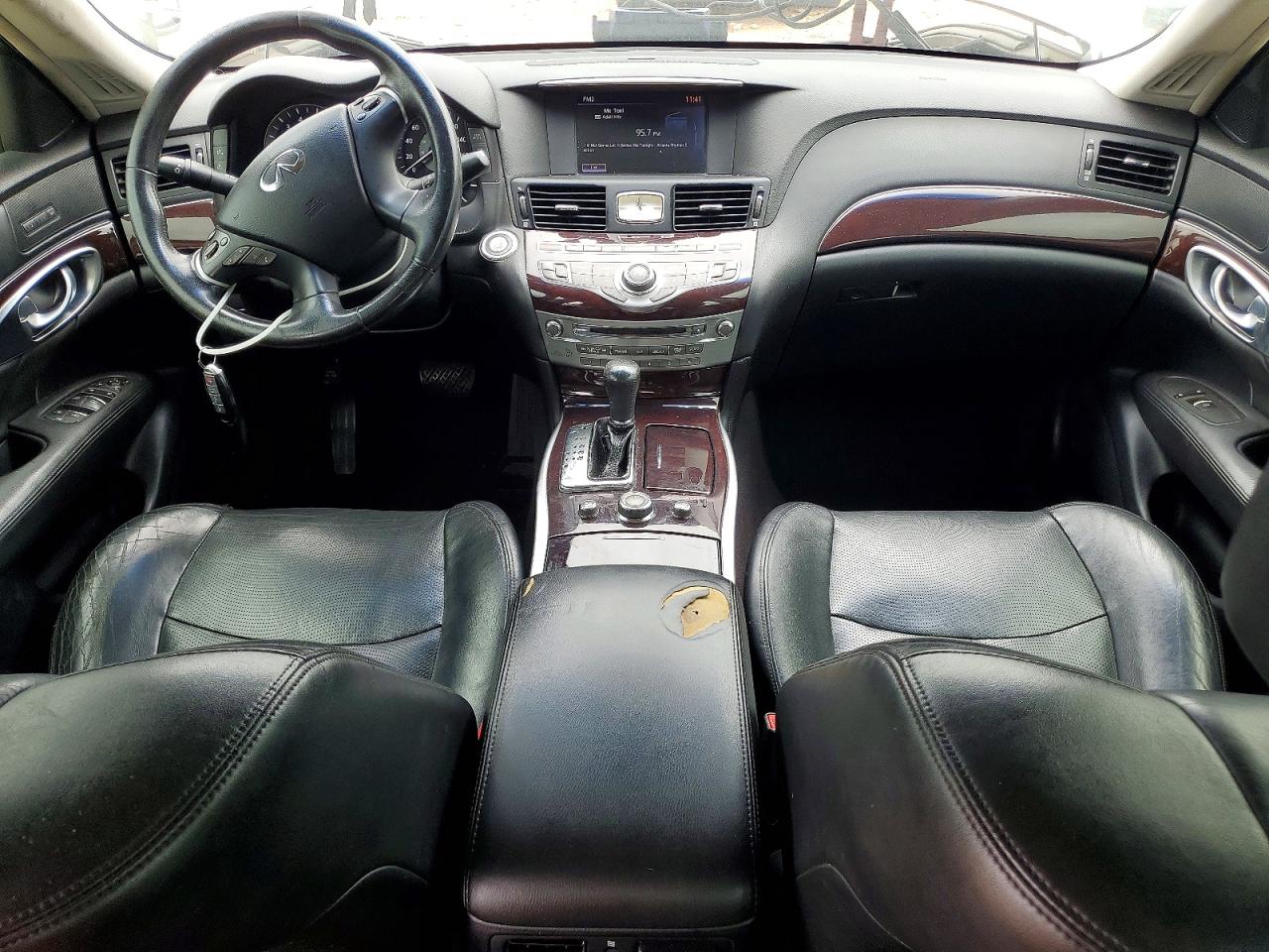 2012 Infiniti M37 X Silver vin: JN1BY1AR0CM394586