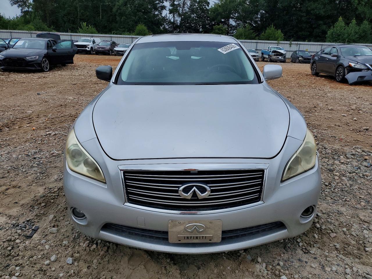 2012 Infiniti M37 X Silver vin: JN1BY1AR0CM394586