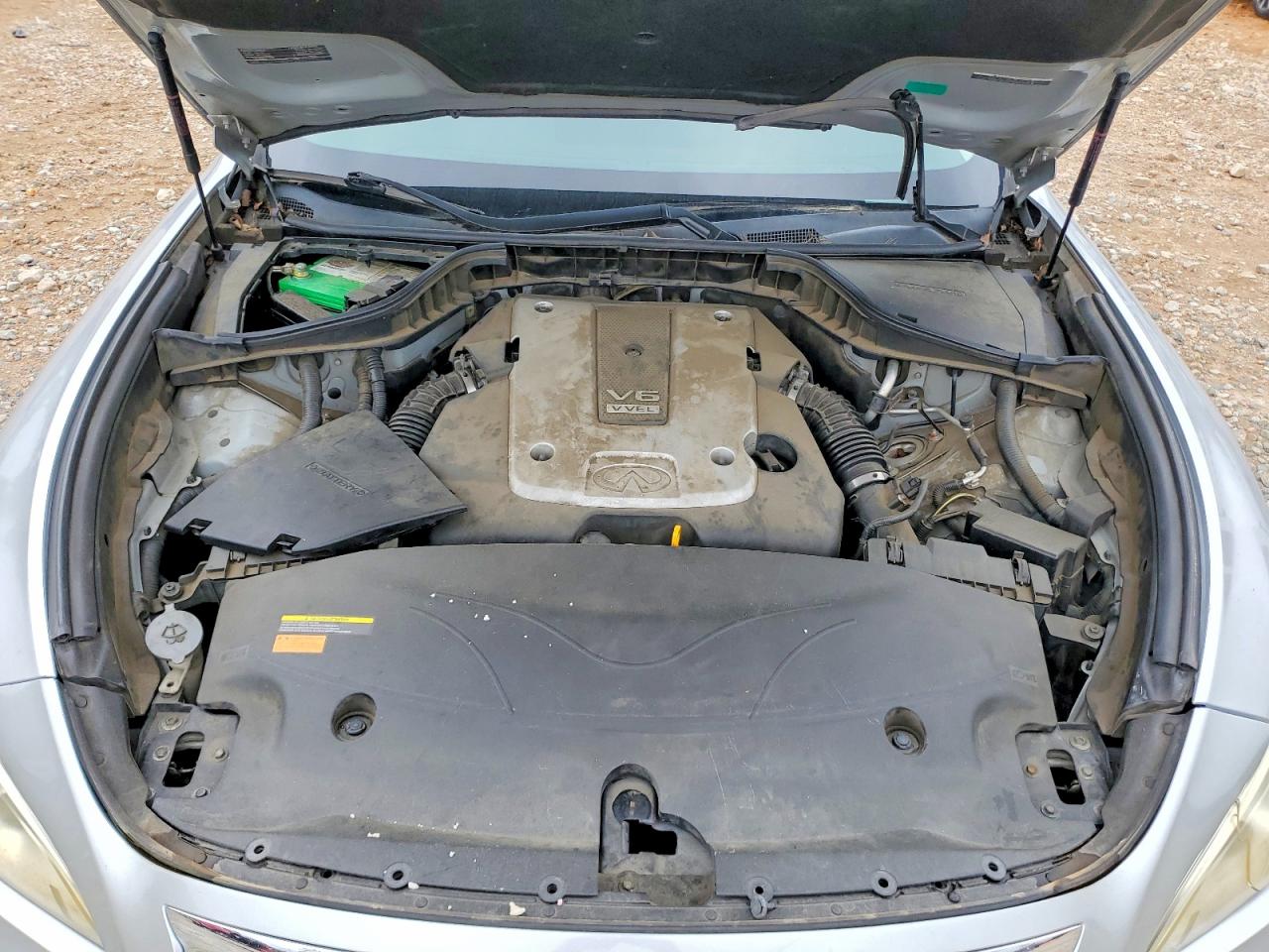 2012 Infiniti M37 X Silver vin: JN1BY1AR0CM394586