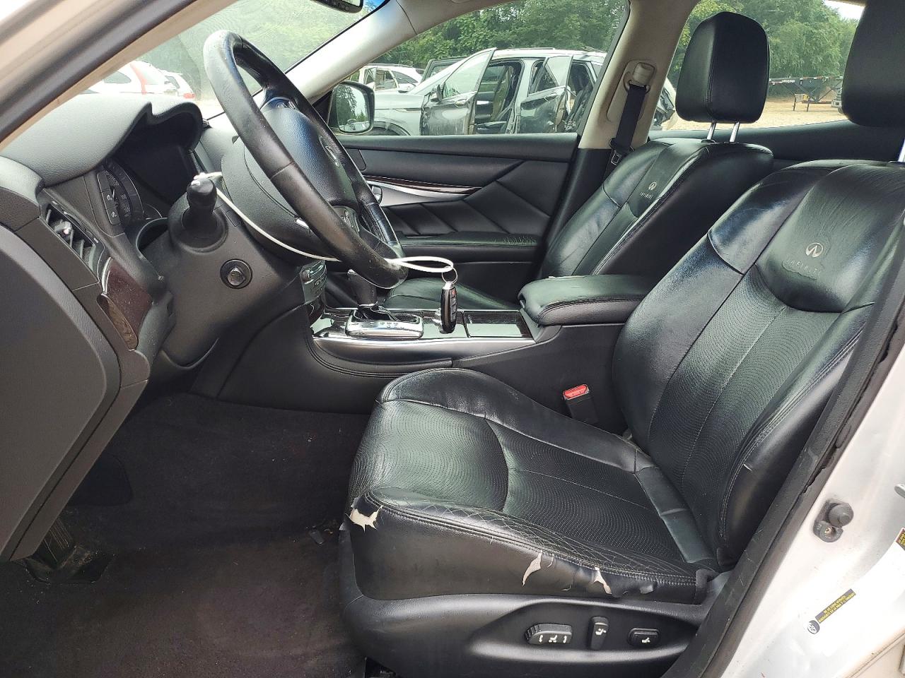 2012 Infiniti M37 X Silver vin: JN1BY1AR0CM394586