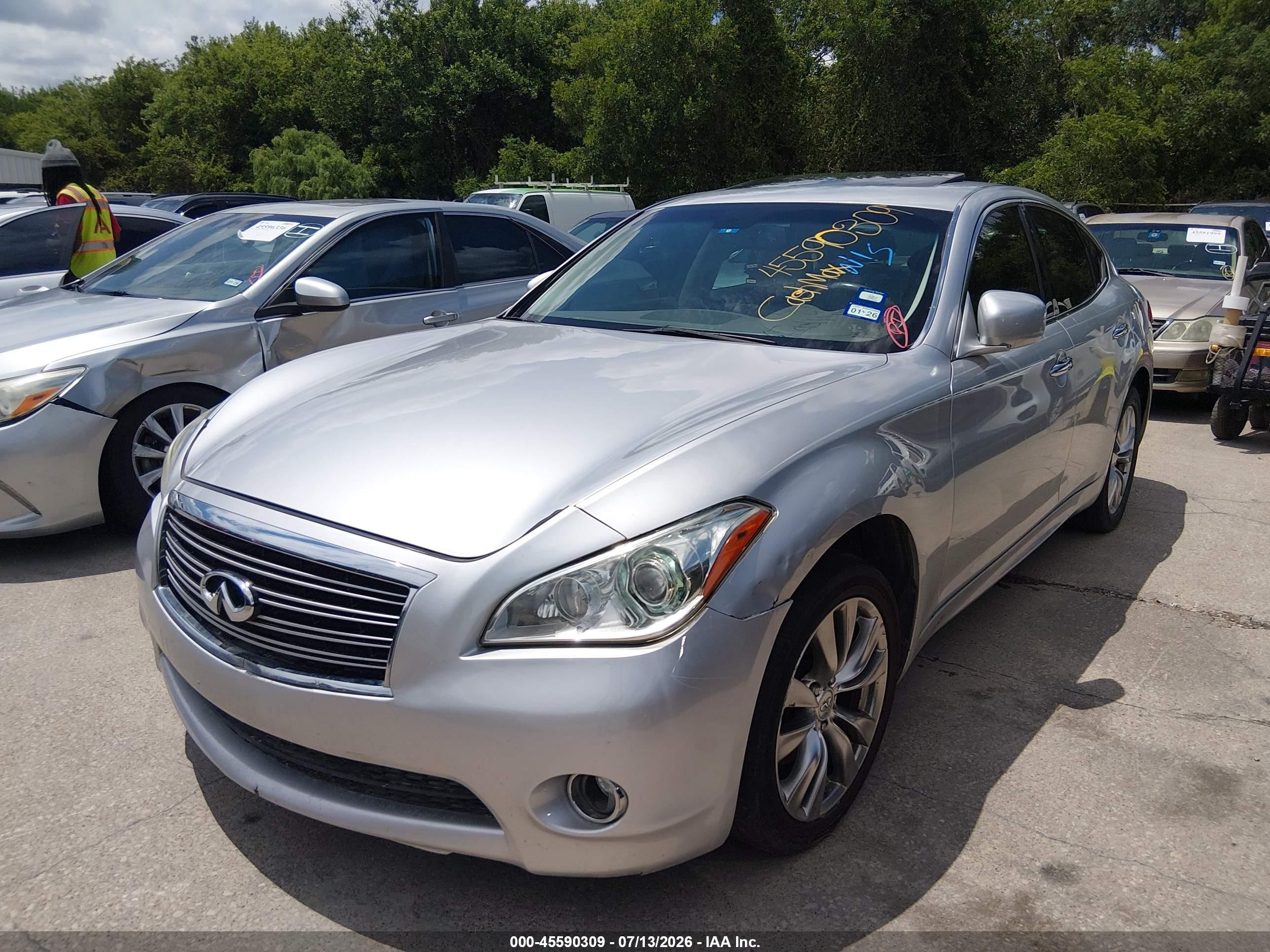2012 Infiniti M37x   Gray vin: JN1BY1AR0CM395155