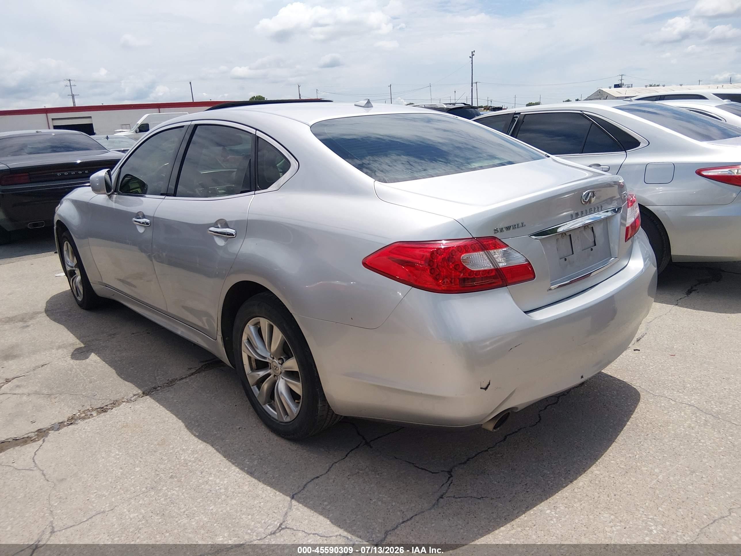 2012 Infiniti M37x   Gray vin: JN1BY1AR0CM395155