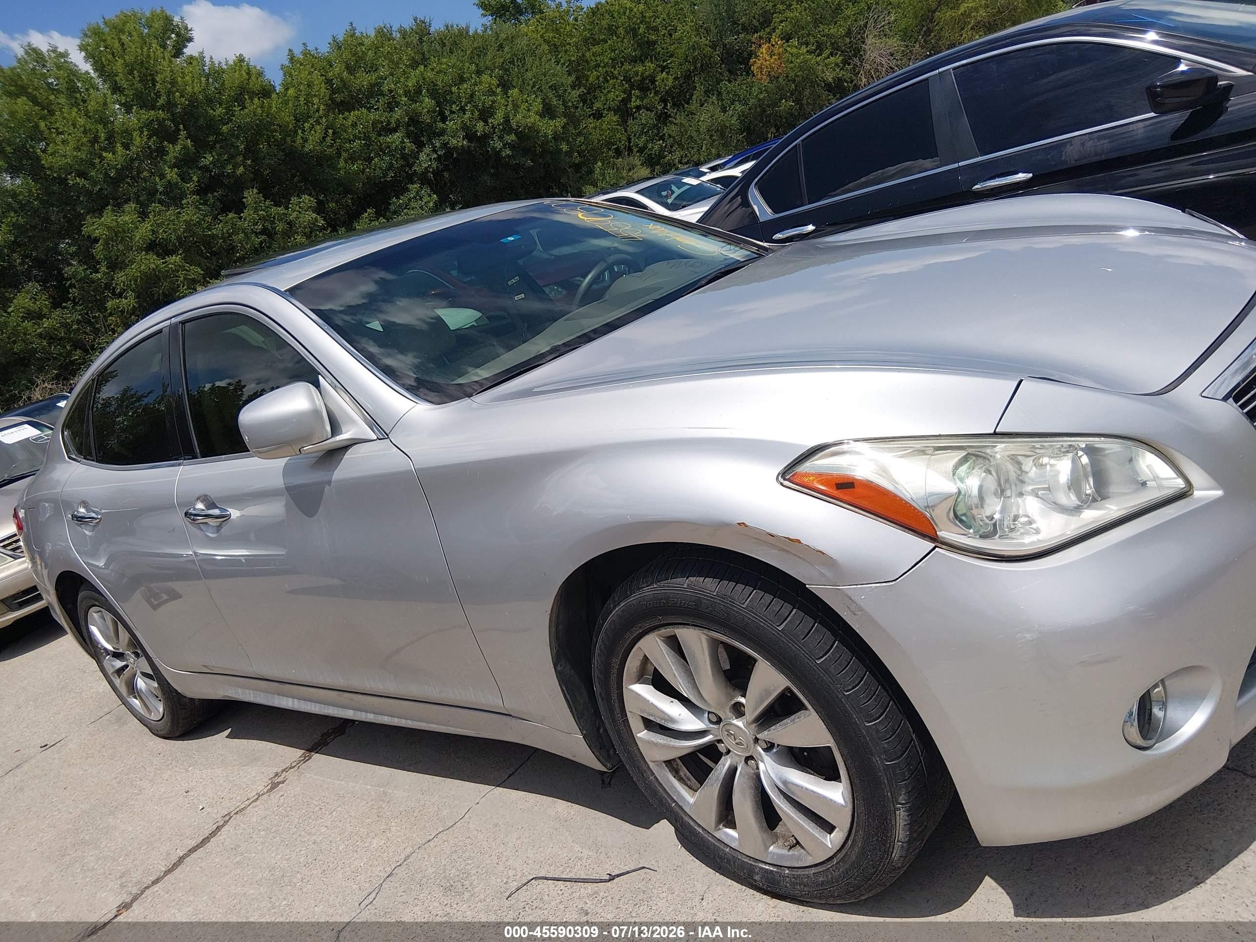 2012 Infiniti M37x   Gray vin: JN1BY1AR0CM395155