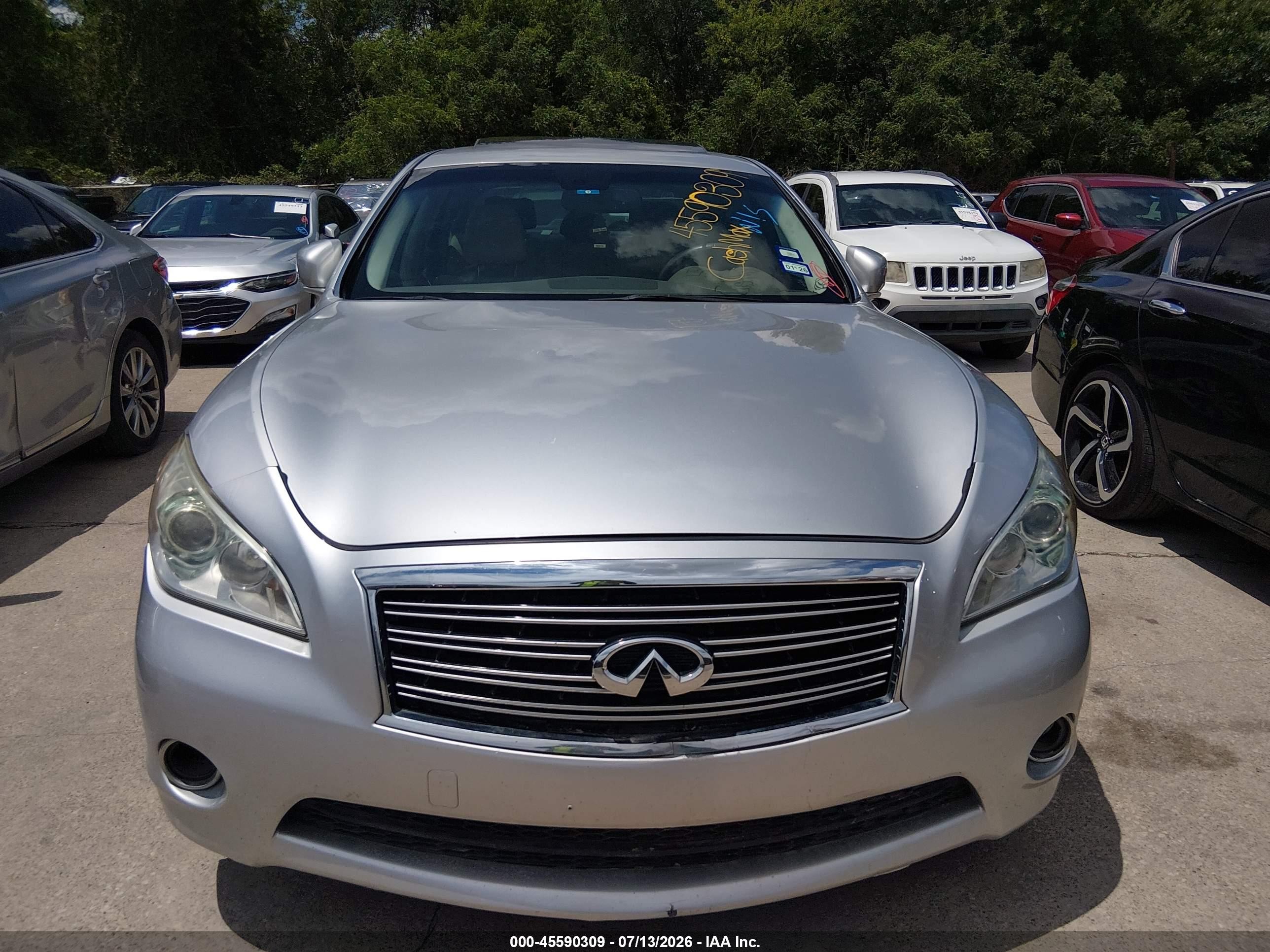 2012 Infiniti M37x   Gray vin: JN1BY1AR0CM395155