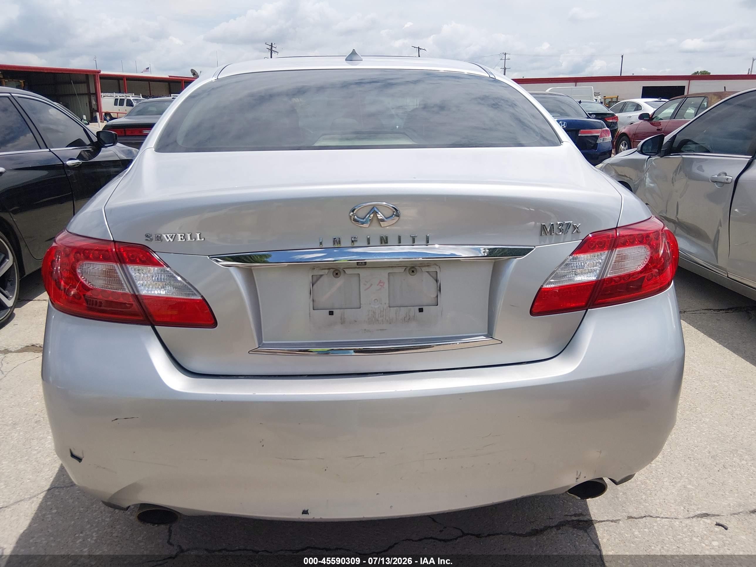 2012 Infiniti M37x   Gray vin: JN1BY1AR0CM395155