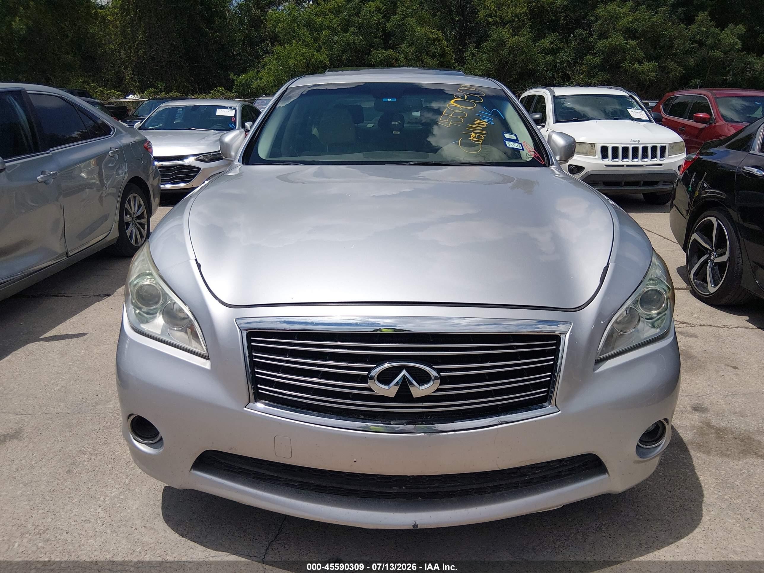 2012 Infiniti M37x   Gray vin: JN1BY1AR0CM395155