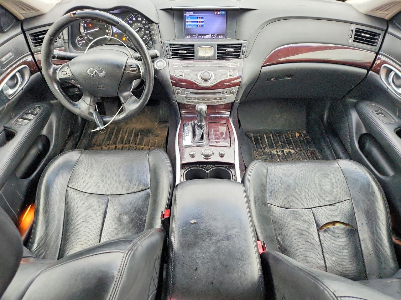 2013 Infiniti M37 X Silver vin: JN1BY1AR0DM600183
