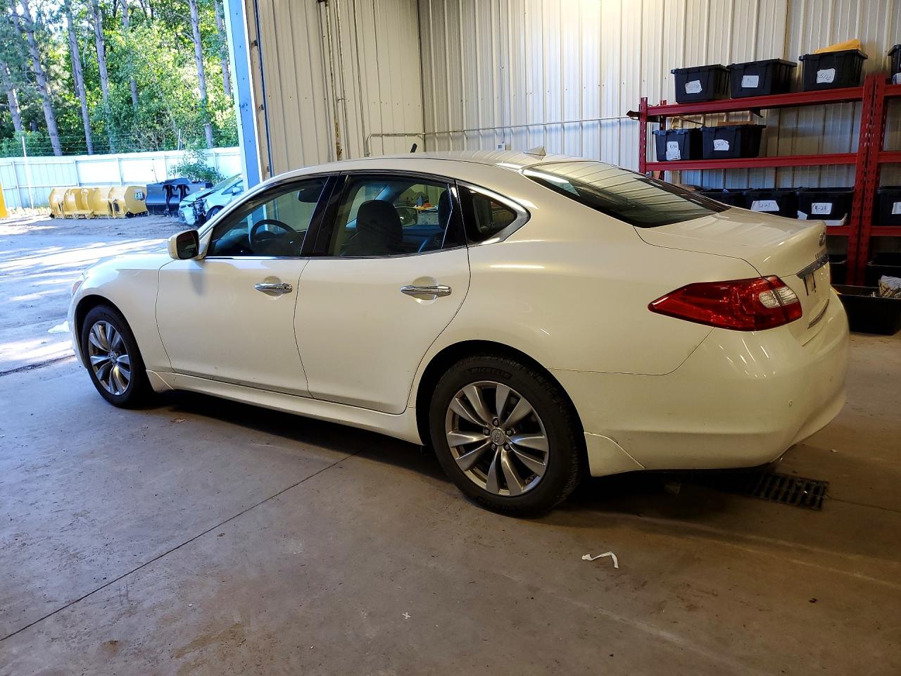 2013 Infiniti M37 X White vin: JN1BY1AR0DM600832
