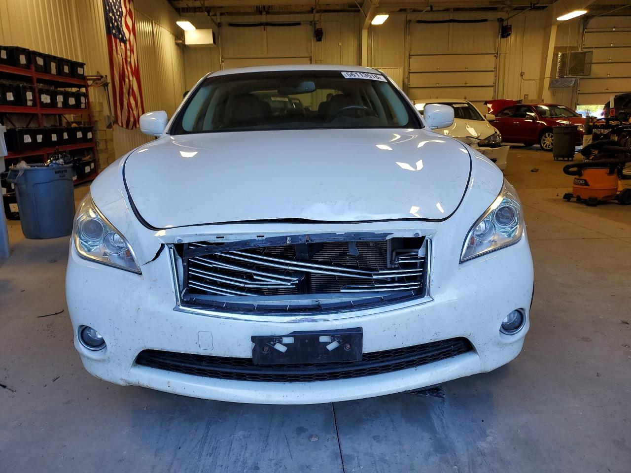 2013 Infiniti M37 X White vin: JN1BY1AR0DM600832