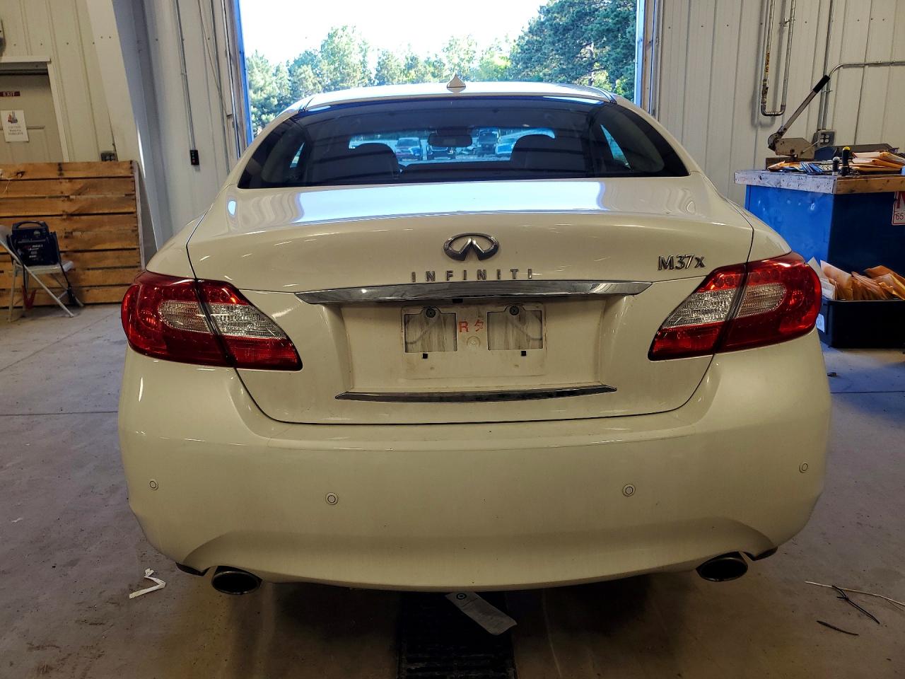 2013 Infiniti M37 X White vin: JN1BY1AR0DM600832