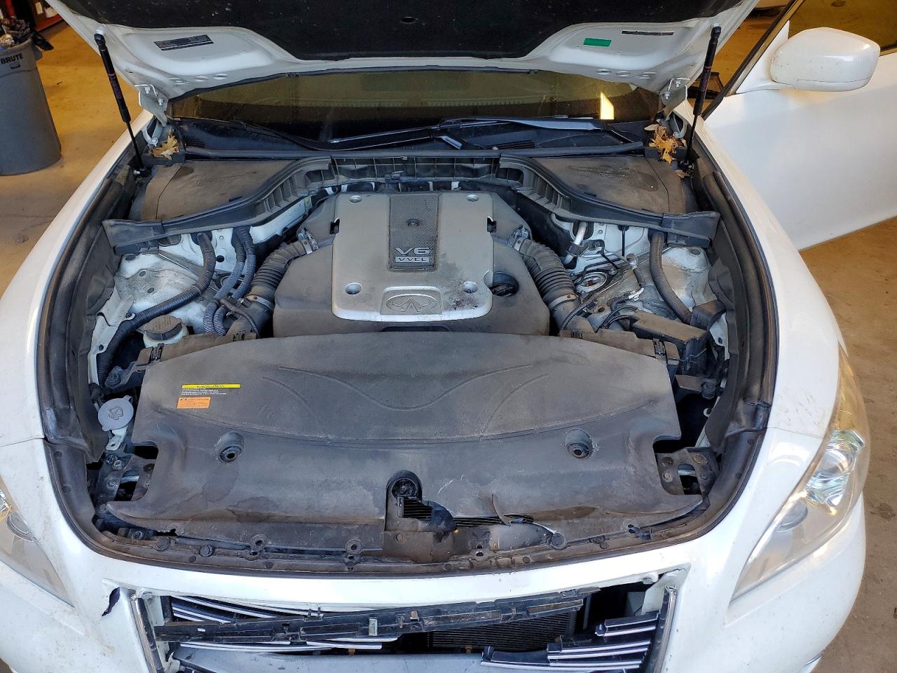 2013 Infiniti M37 X White vin: JN1BY1AR0DM600832