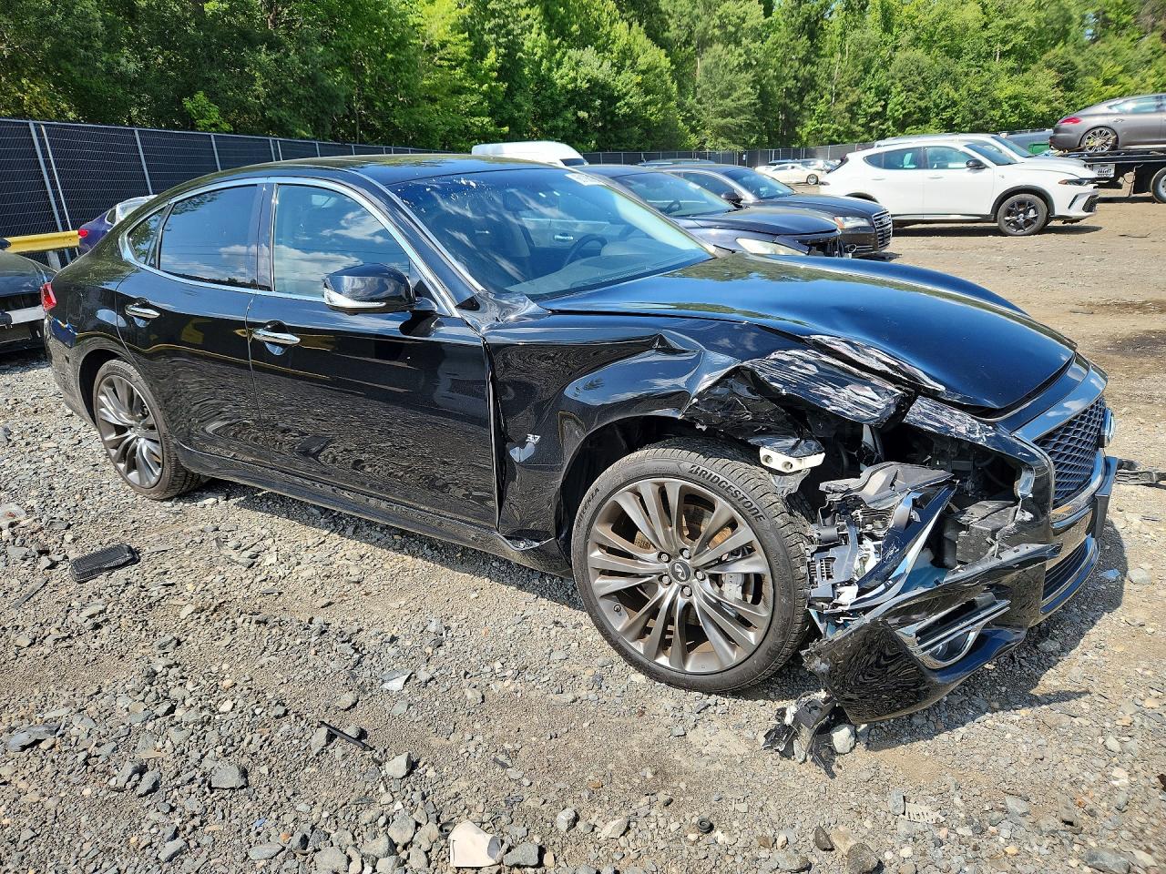 2018 Infiniti Q70 3.7 Luxe Black vin: JN1BY1AR0JM220451