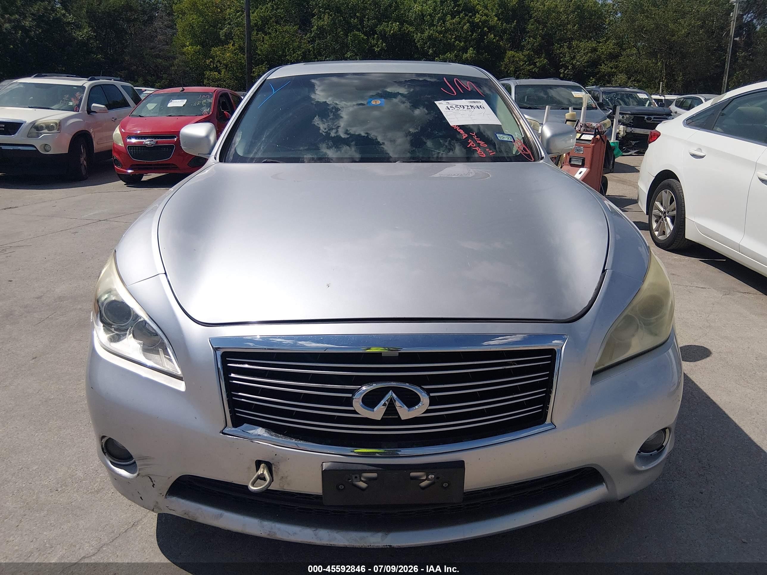 2011 Infiniti M37x   Gray vin: JN1BY1AR1BM371896