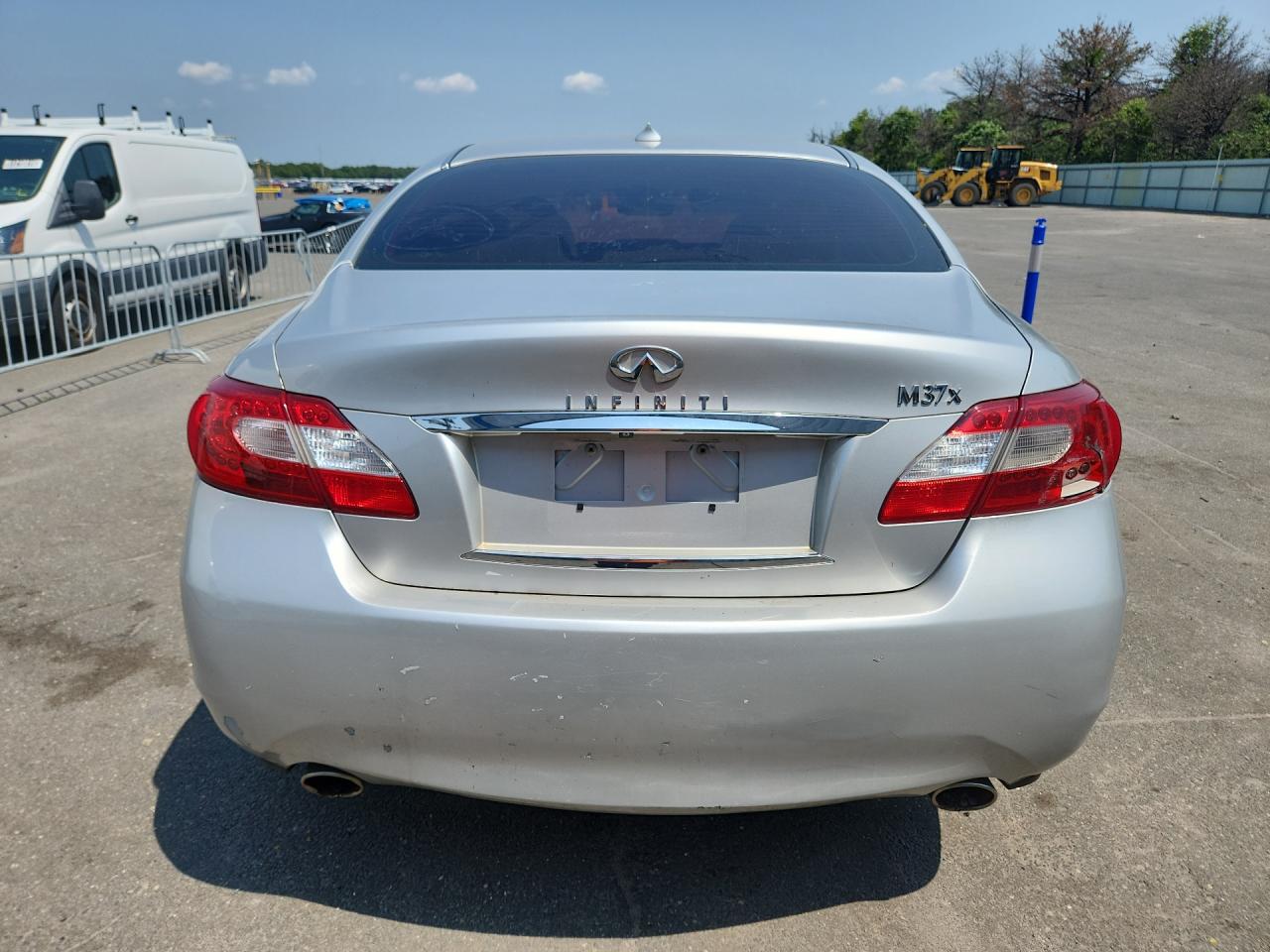 2012 Infiniti M37 X Silver vin: JN1BY1AR1CM393303 Damage: Rear Bumper, Multiple Scratches Heavy, 3