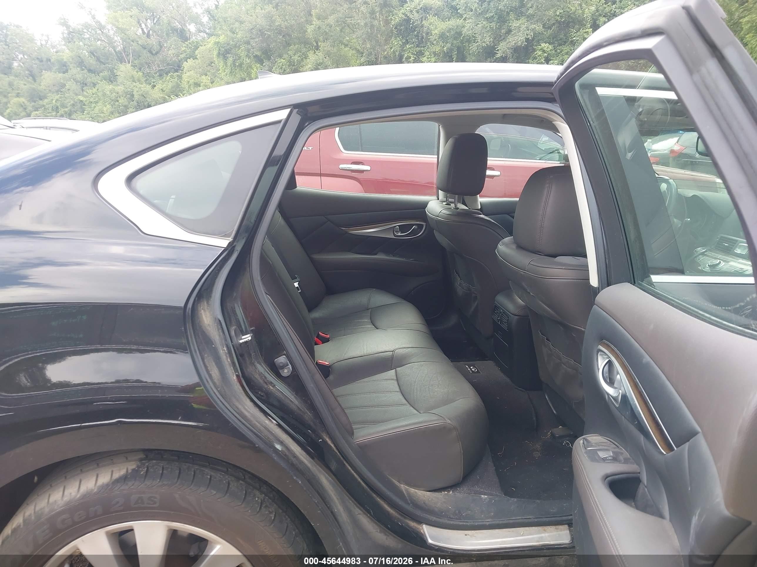 2012 Infiniti M37x   Black vin: JN1BY1AR1CM396606
