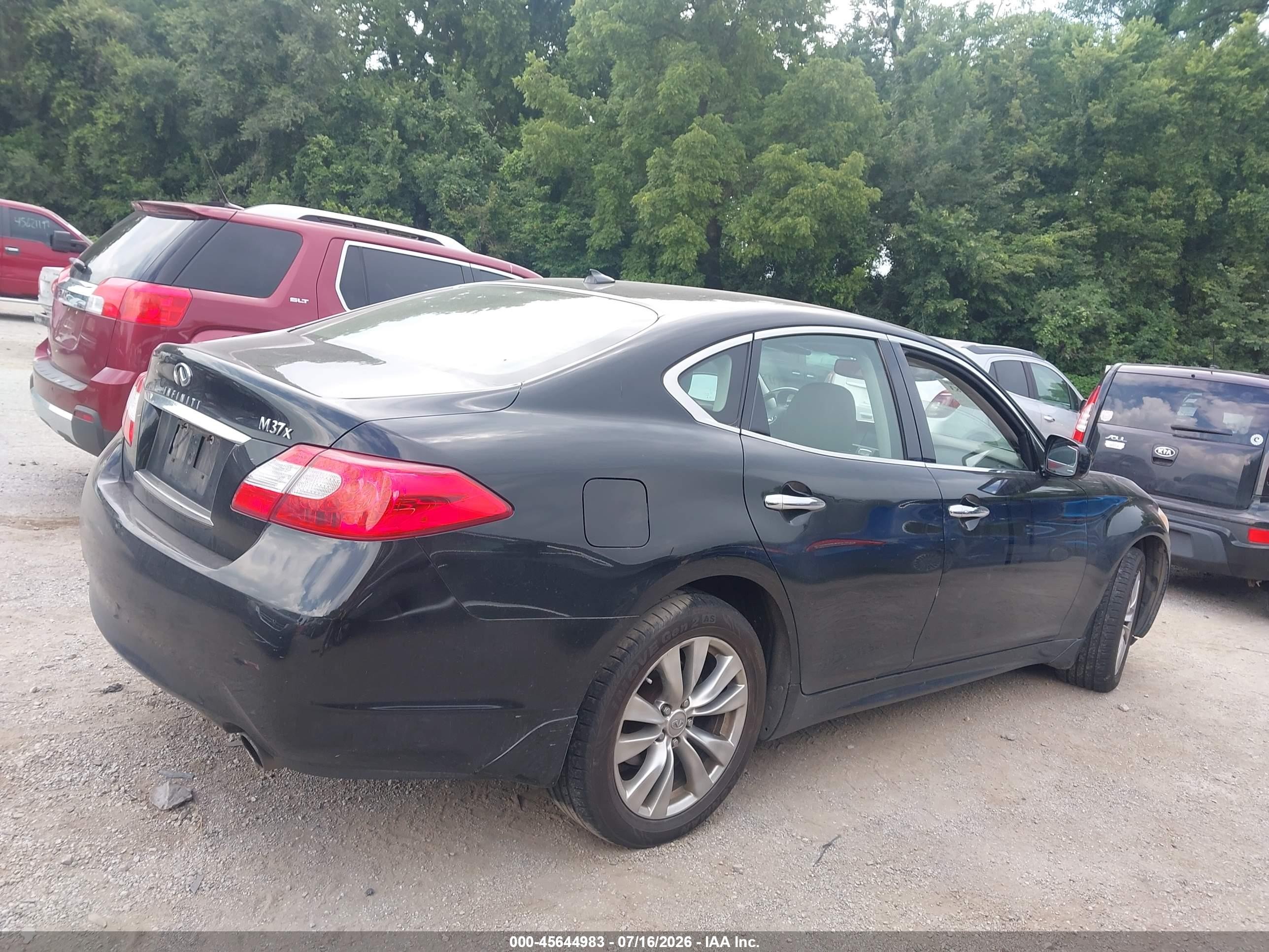 2012 Infiniti M37x   Black vin: JN1BY1AR1CM396606