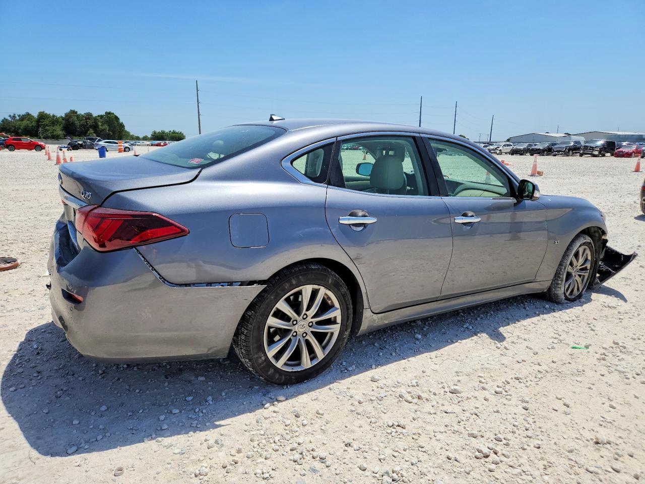 2015 Infiniti Q70 3.7 Gray vin: JN1BY1AR1FM562143
