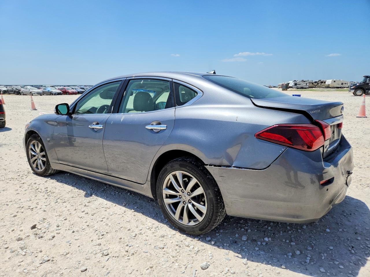 2015 Infiniti Q70 3.7 Gray vin: JN1BY1AR1FM562143