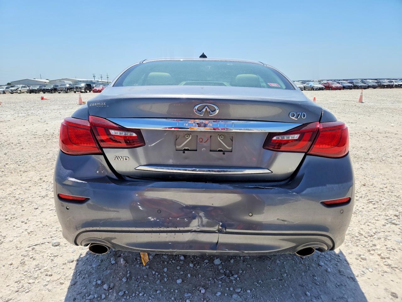 2015 Infiniti Q70 3.7 Gray vin: JN1BY1AR1FM562143