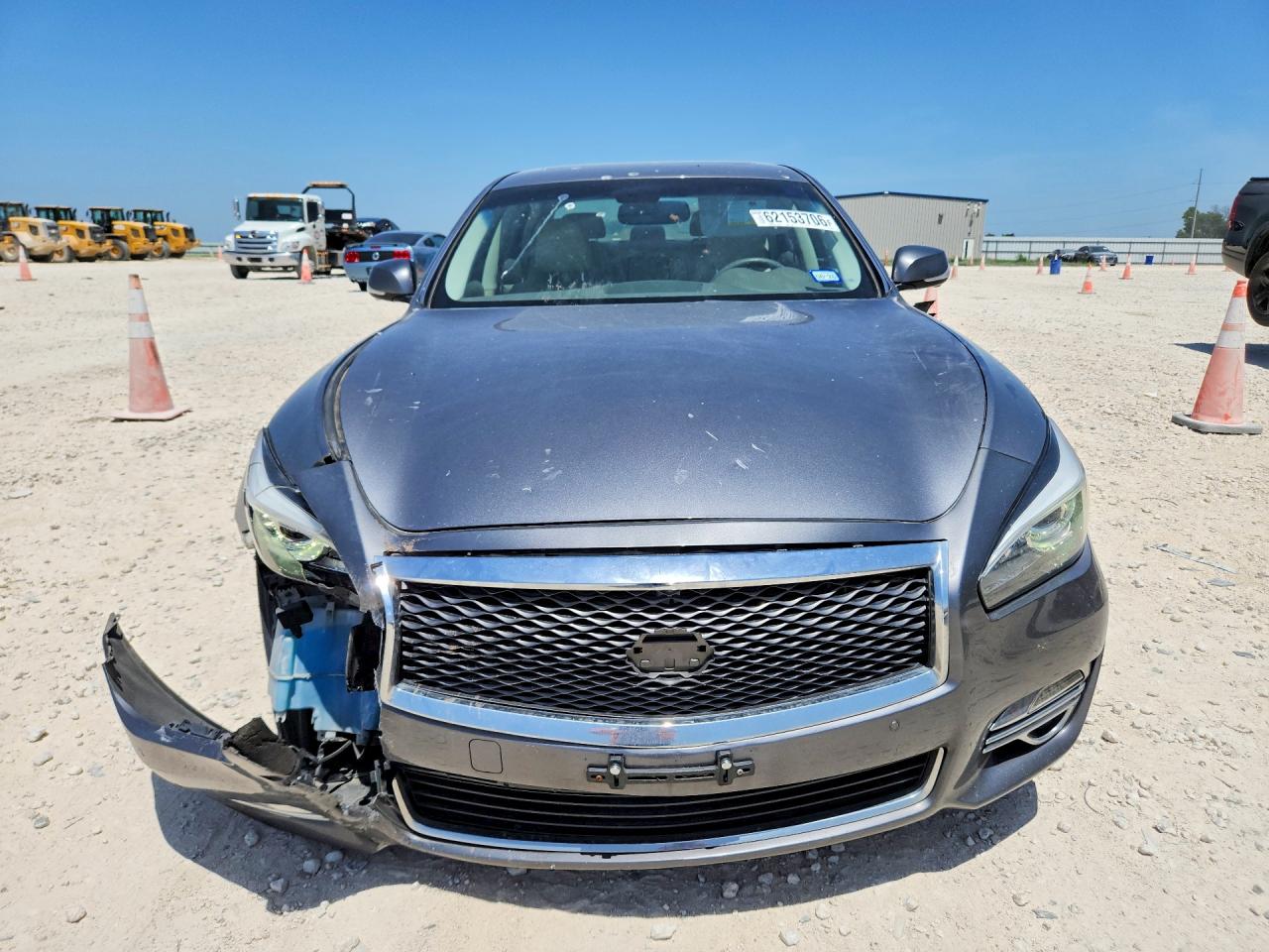 2015 Infiniti Q70 3.7 Gray vin: JN1BY1AR1FM562143